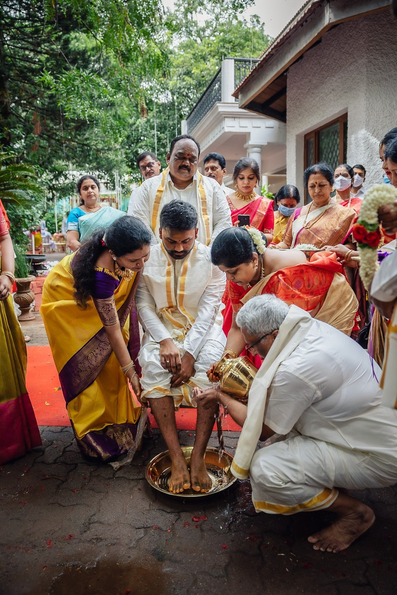 Traditional Telugu Wedding Photography Bangalore | Le Roma Gardenia