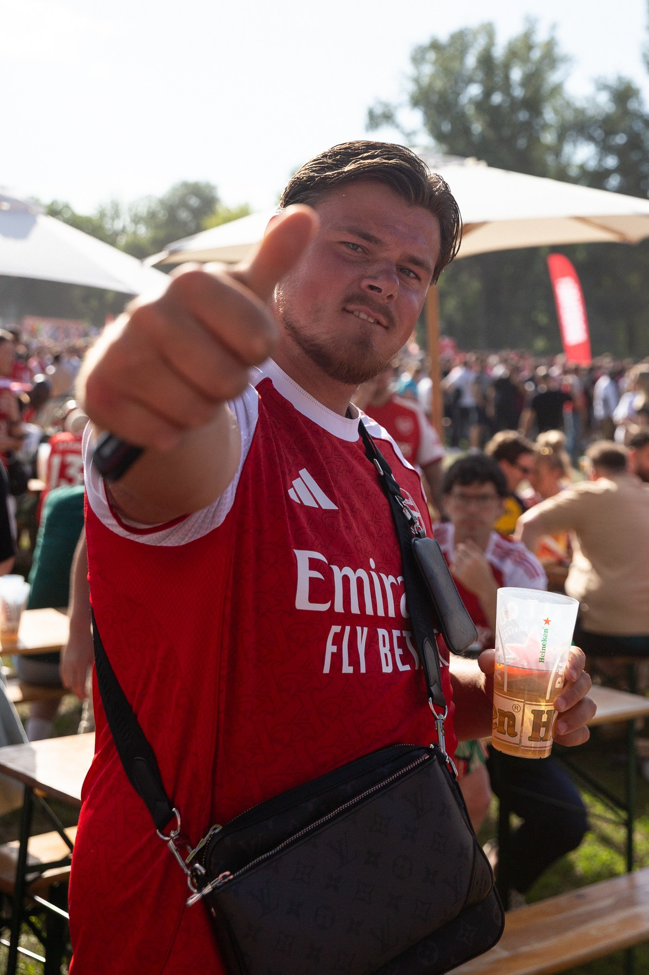 UEFA Champions League Final. Arsenal vs PSG. Budapest 2026. Arsenal Fan Zone. Photographer in Budapest — Yura Knyazev