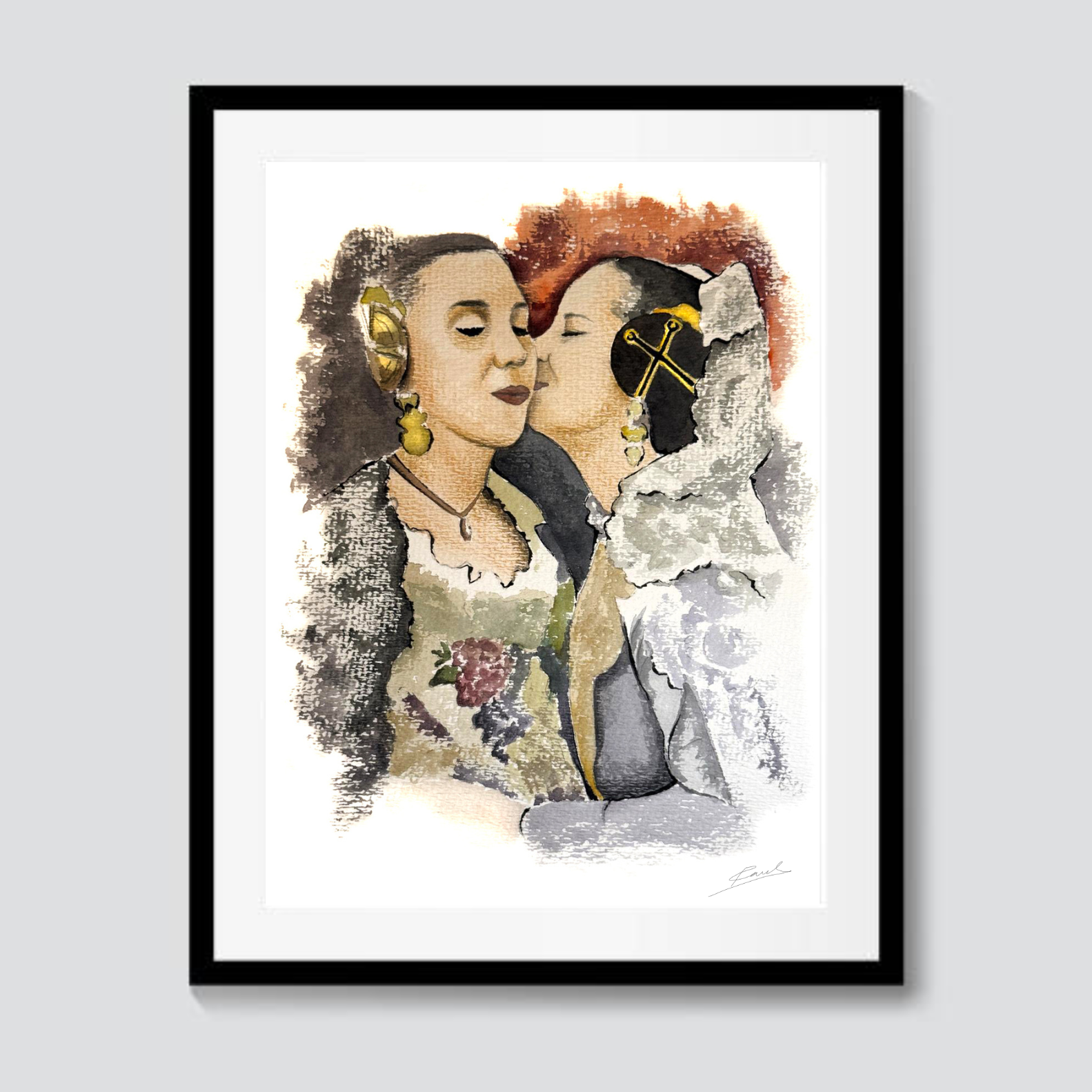 Raúl Devesa pintor. Associaciò cultural La Granja Alcoy España