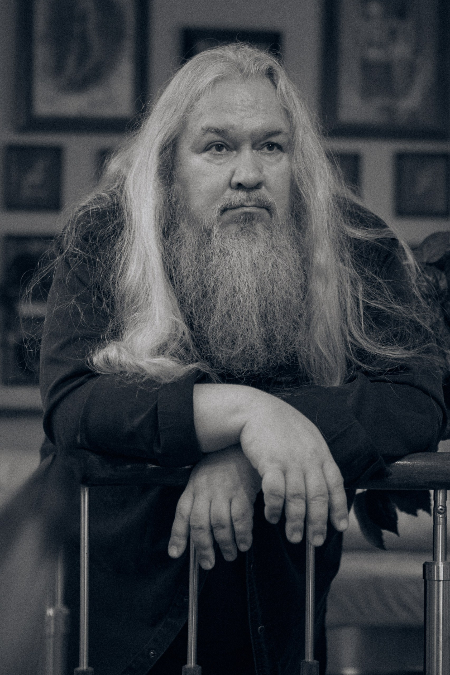 Alexander Karev. Séance photo pour un poète