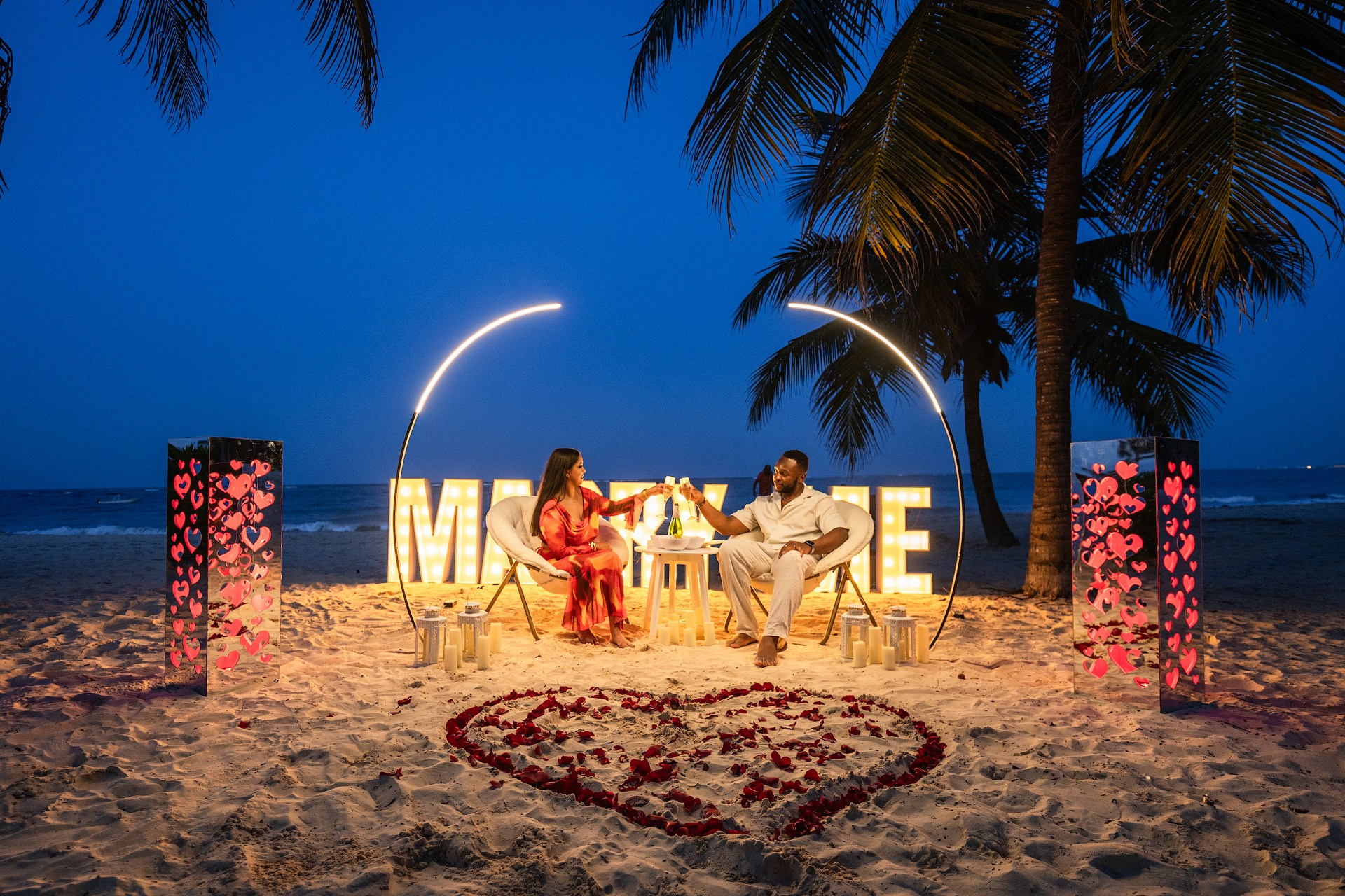 Pedidos de Casamento em Punta Cana | Pacotes Românticos na Praia. Fotógrafo de Casamento e Pedido de Casamento em Punta Cana — Mikhail Chernov