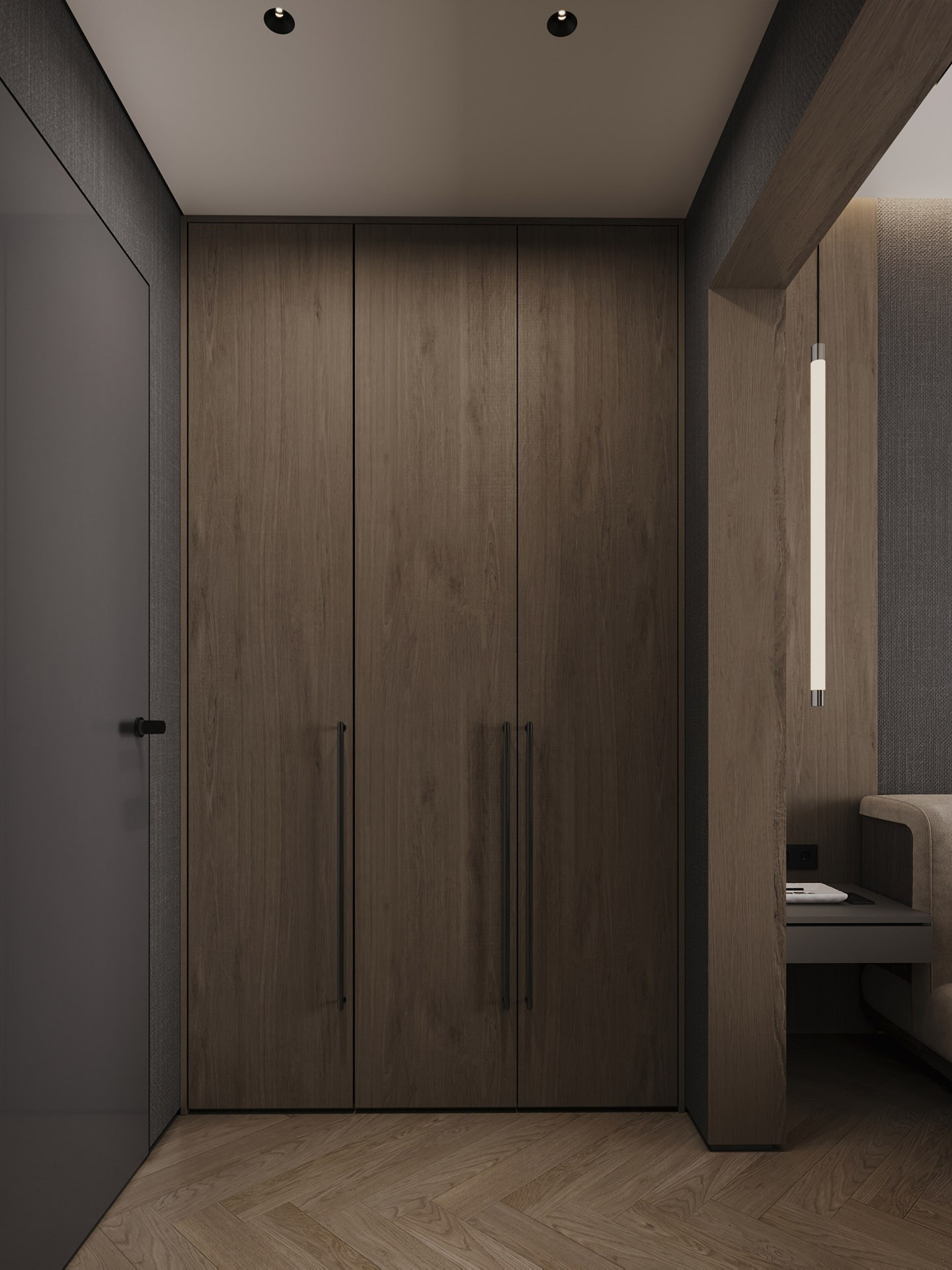 APARTMENT WITH BURJ KHALIFA VIEW. Дизайн интерьера и 3D-визуализация | AB Design Buro