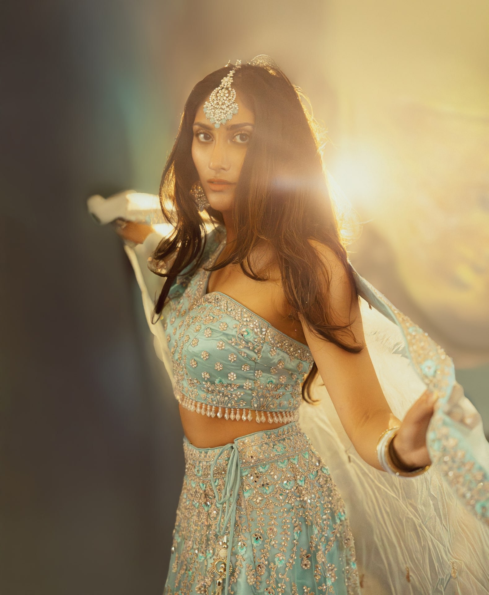 Dream Portrait in Traditional Indian Attire — Studio Photoshoot in Rotterdam. Romantic & Soulful Photography by Natalia Olhova in Rotterdam