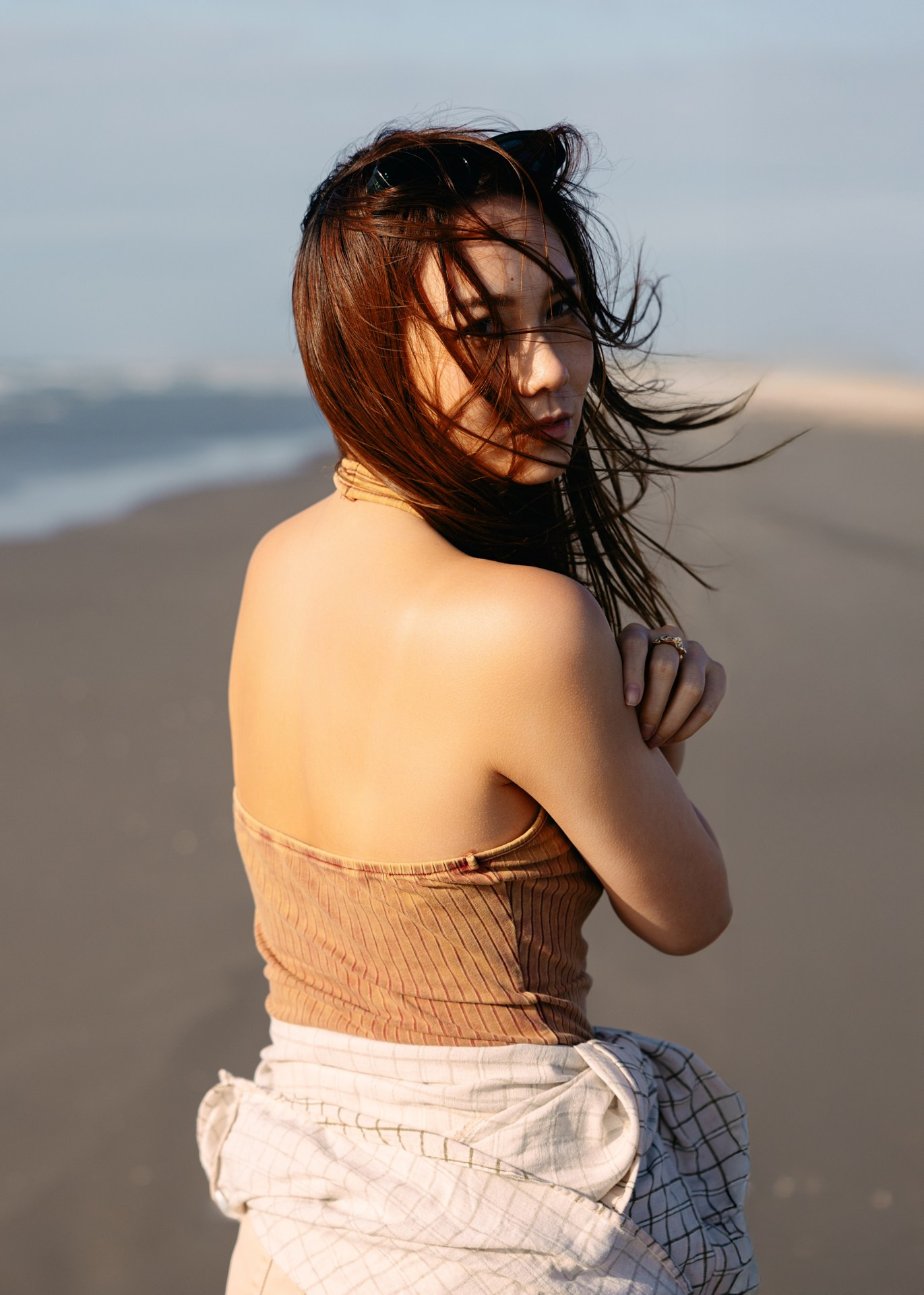Beach Portrait Photoshoot in the Netherlands — Sunset Vibes. Romantic & Soulful Photography by Natalia Olhova in Rotterdam
