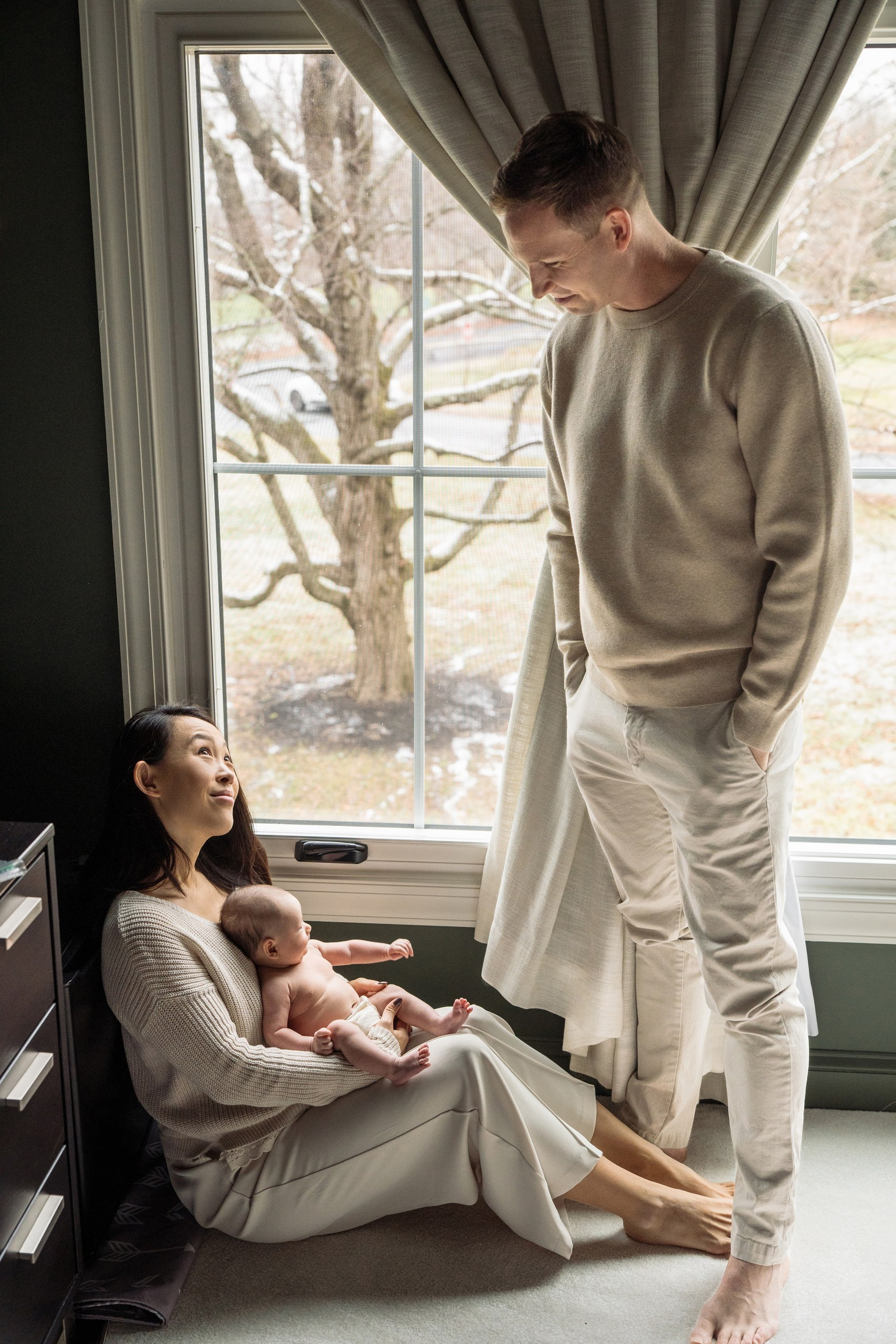 Kristine, Brian, Sloane. Alisa Tant — Family and newborn photographer Bucks County, Montgomery county, Philadelphia, NJ