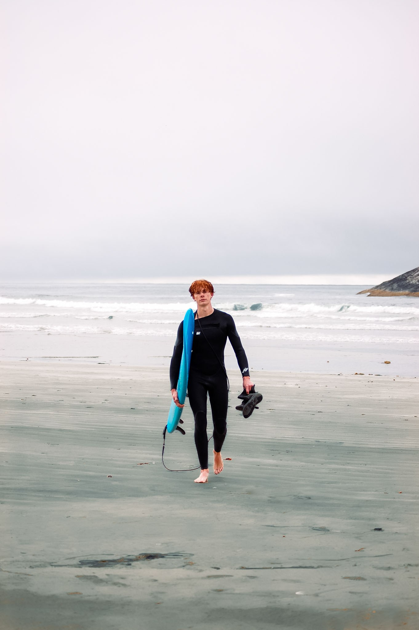 Artistic outdoor portrait session in Comox Valley