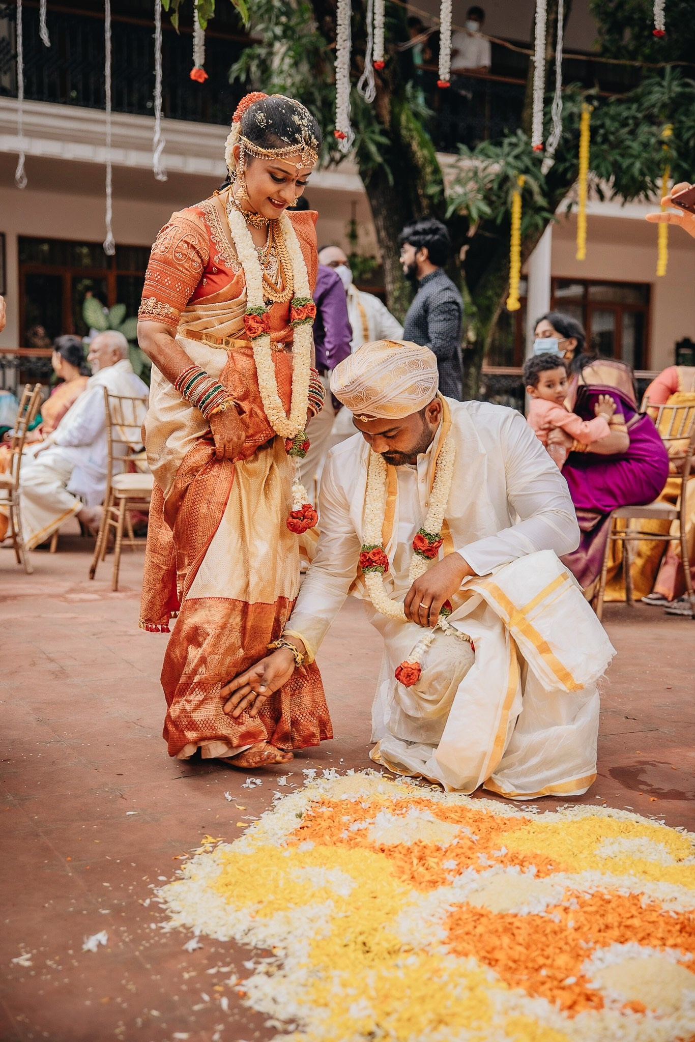 Traditional Telugu Wedding Photography Bangalore | Le Roma Gardenia