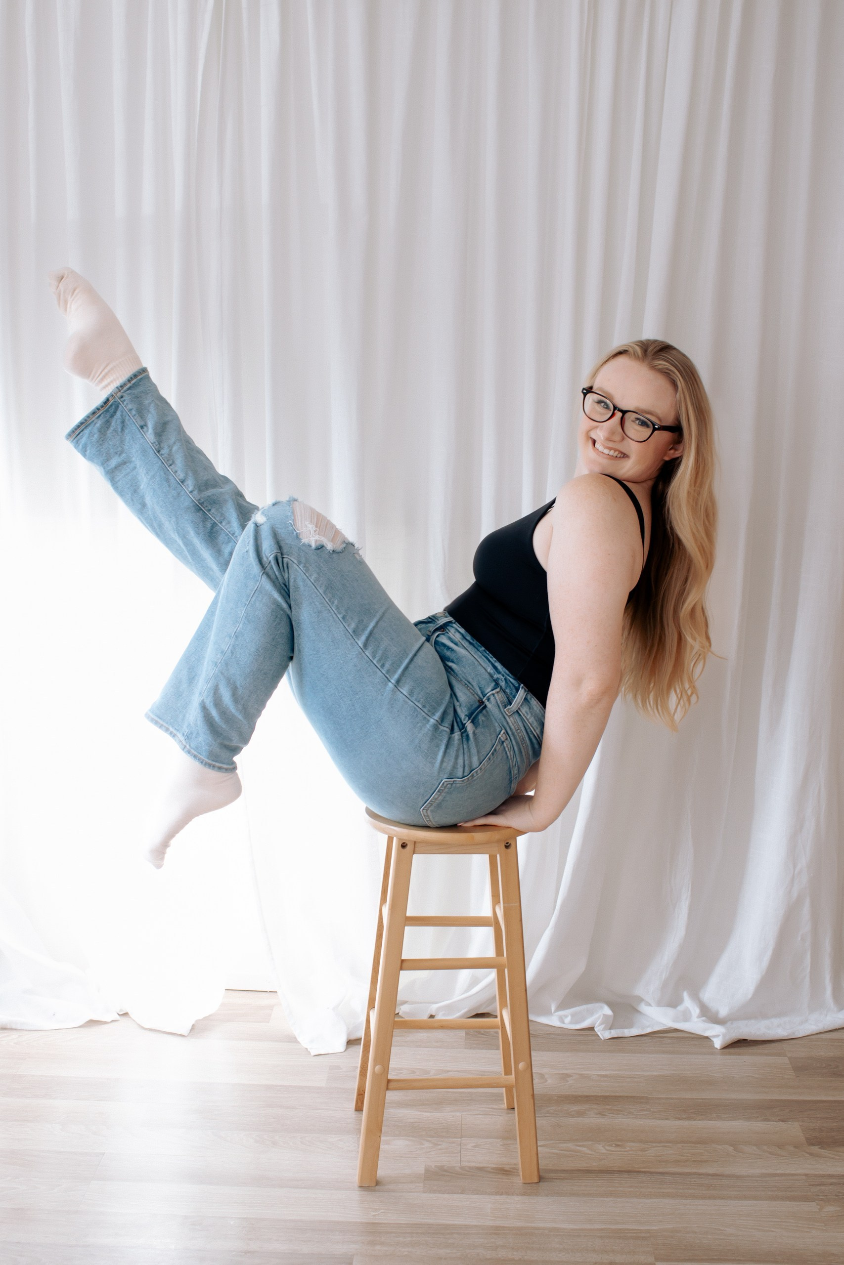 Branding Session for a Dance Teacher and Hair Stylist. Portrait and Personal Brand Photographer in Simcoe County, Ontario, Bobbi-jo Stuart