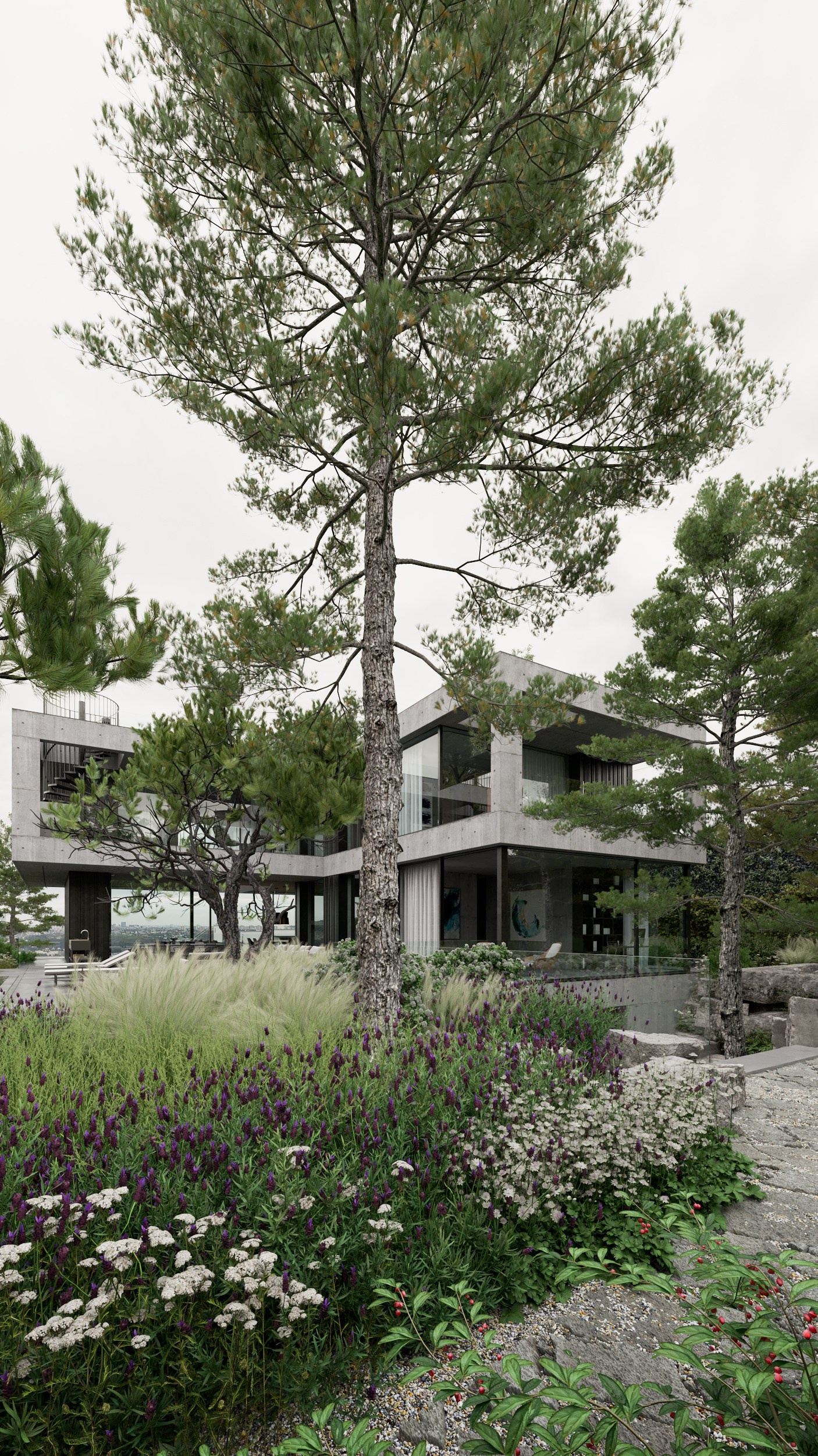 Zahrada — vila Chuchle 1. Filipenka Architects