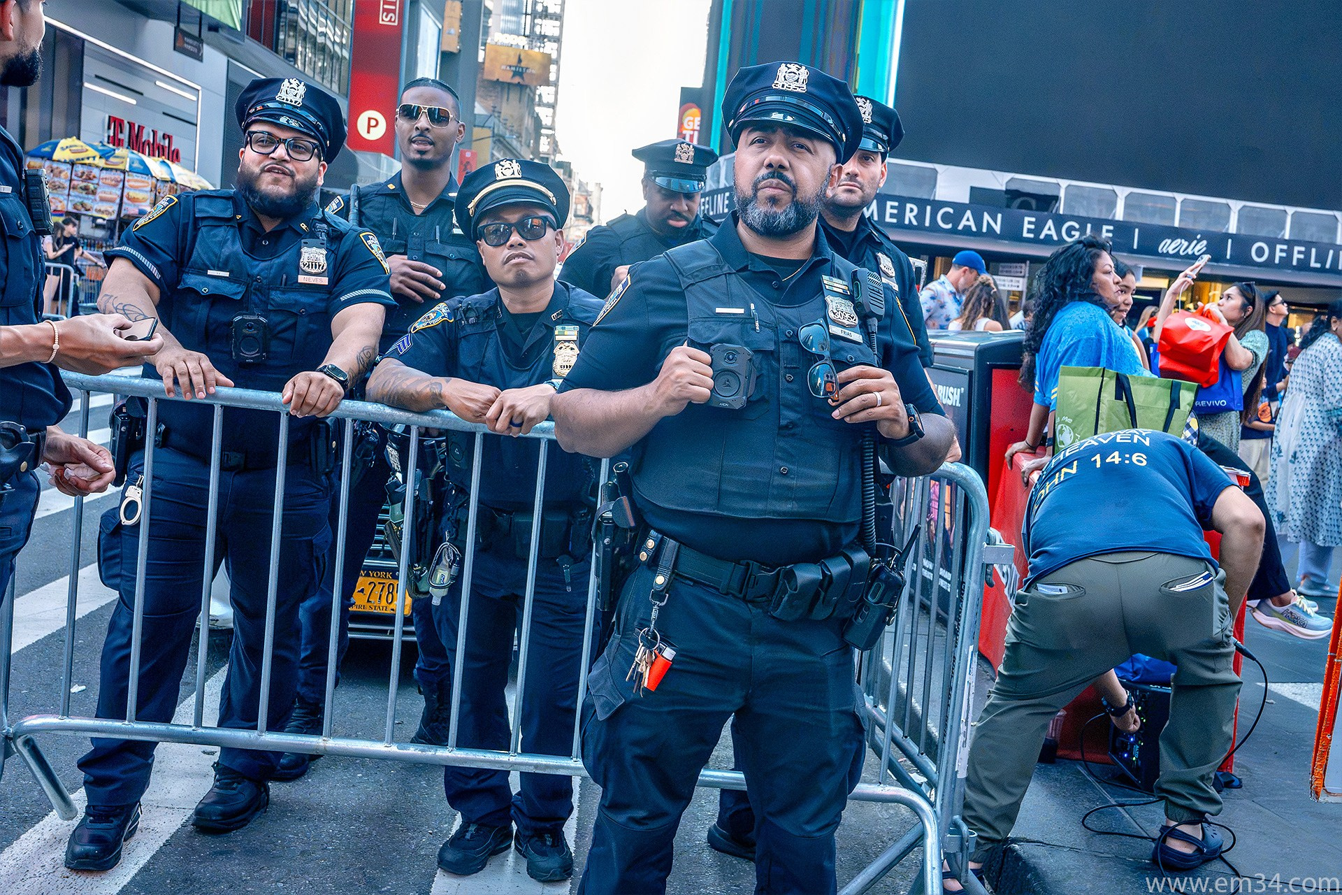 Spain vs Argentina Fans in Times Square | Street Photography by Emin Kuliyev