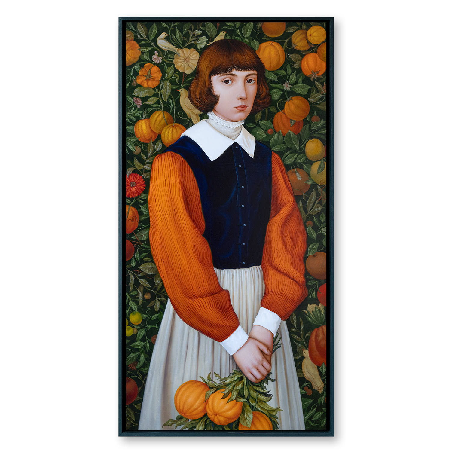 The girl who feeds the birds. ELEN BEZHEN