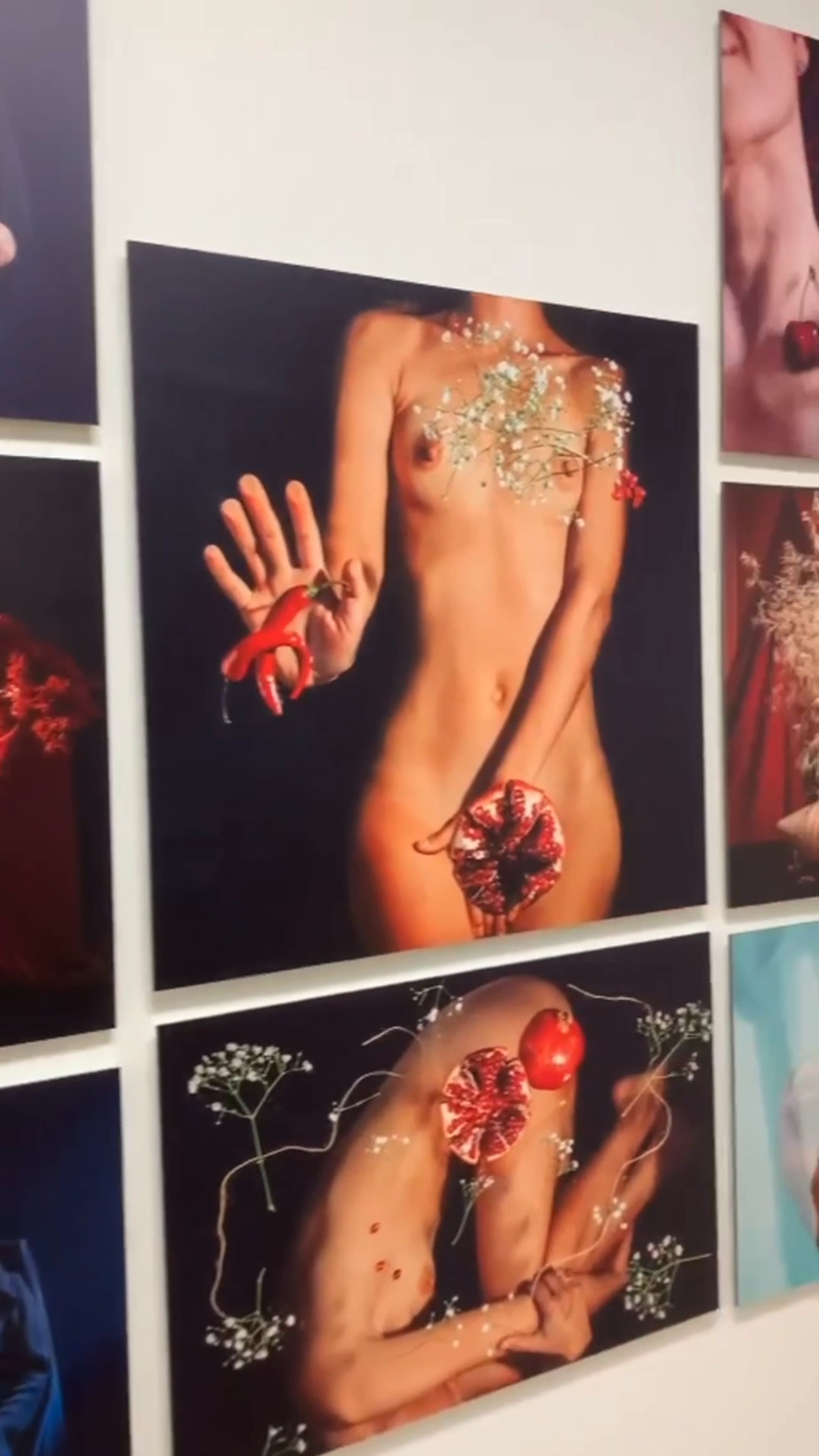 Exhibition in Barcelona, Spain. Lolly Shine. Contemporary digital artist