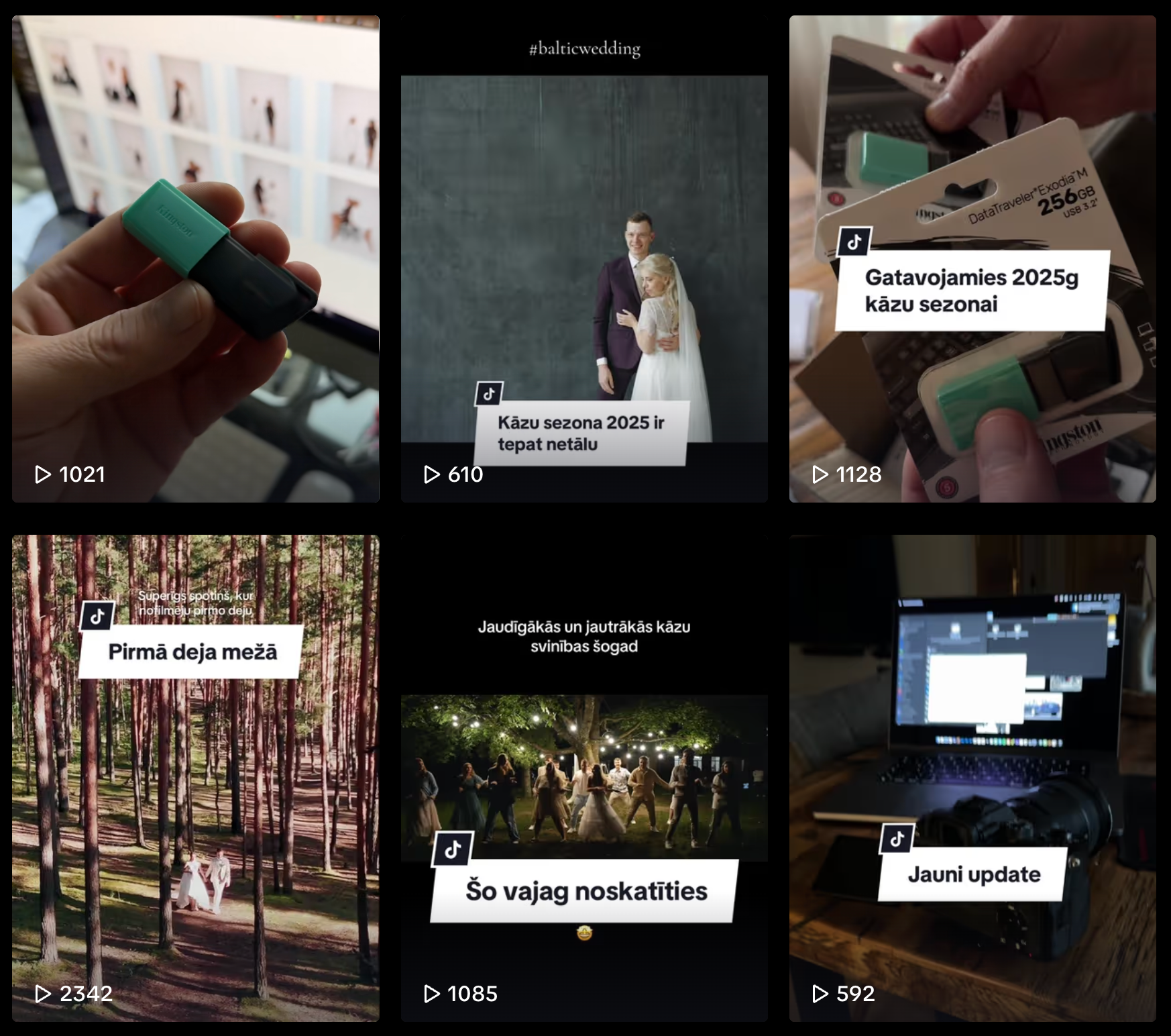 Kāzu TikTok kanāls BalticWedding - Jaunums. Kāzu video un kāzu foto | BalticWedding - Ainārs Krauklis