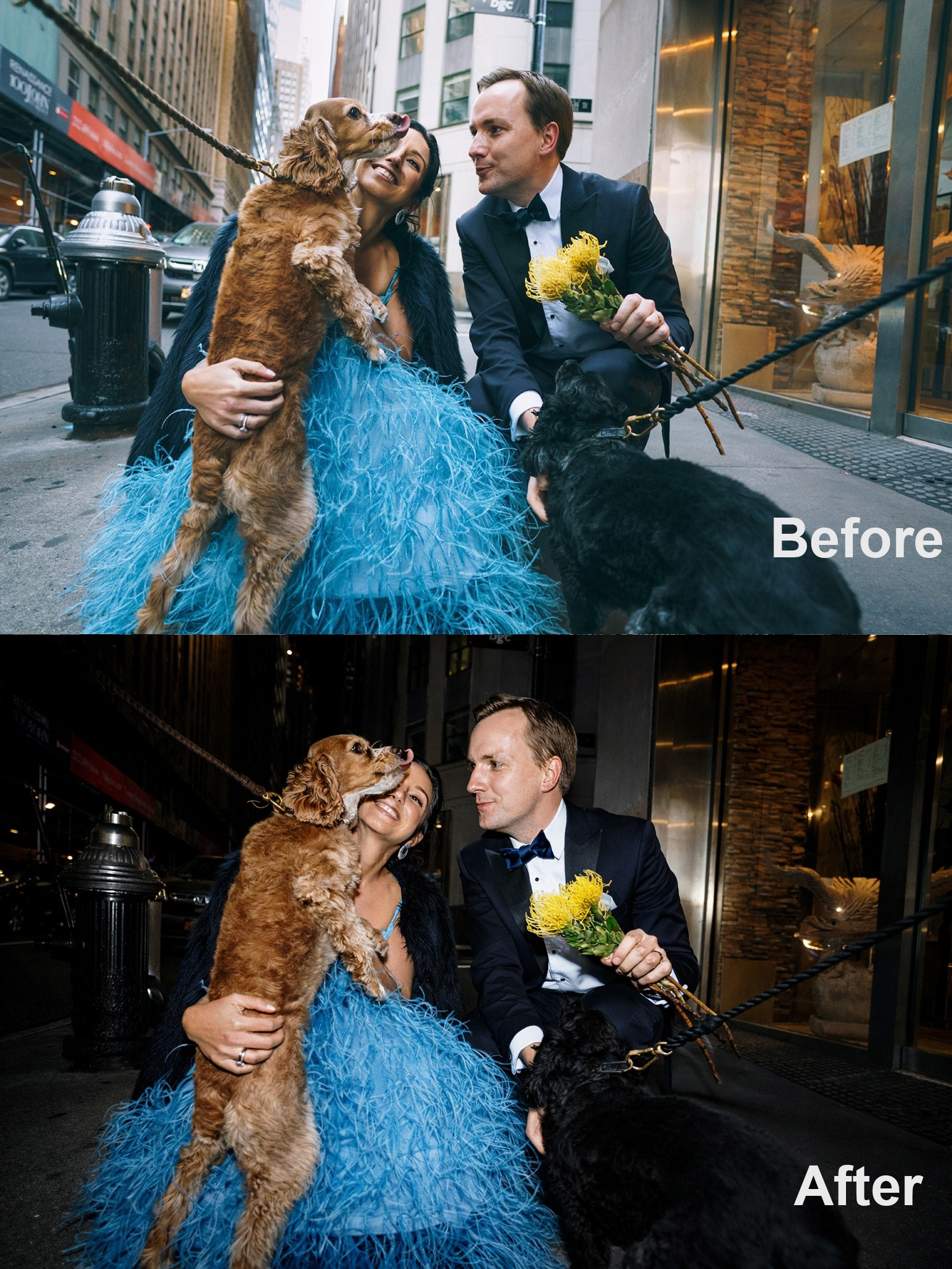 AI Re-Lighting Real Photos — Day to Flash & Night Scenes Without Changing Composition, Only Light, Mood & Meaning. Emin Kuliyev — Award-Winning Wedding Photojournalist NYC & USA | Best Wedding Photographer Known for Candid, Timeless Moments