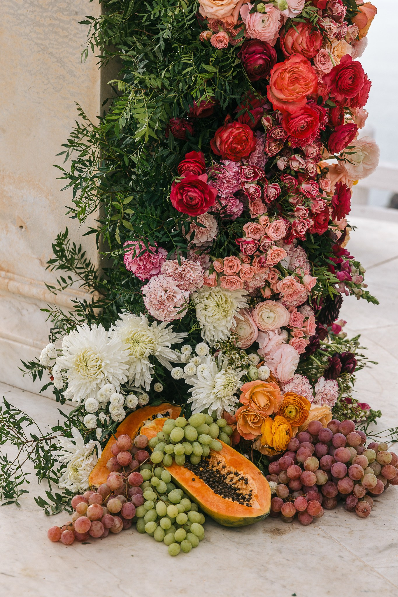 Los Angeles bride and groom portrait Son Marroig ceremony