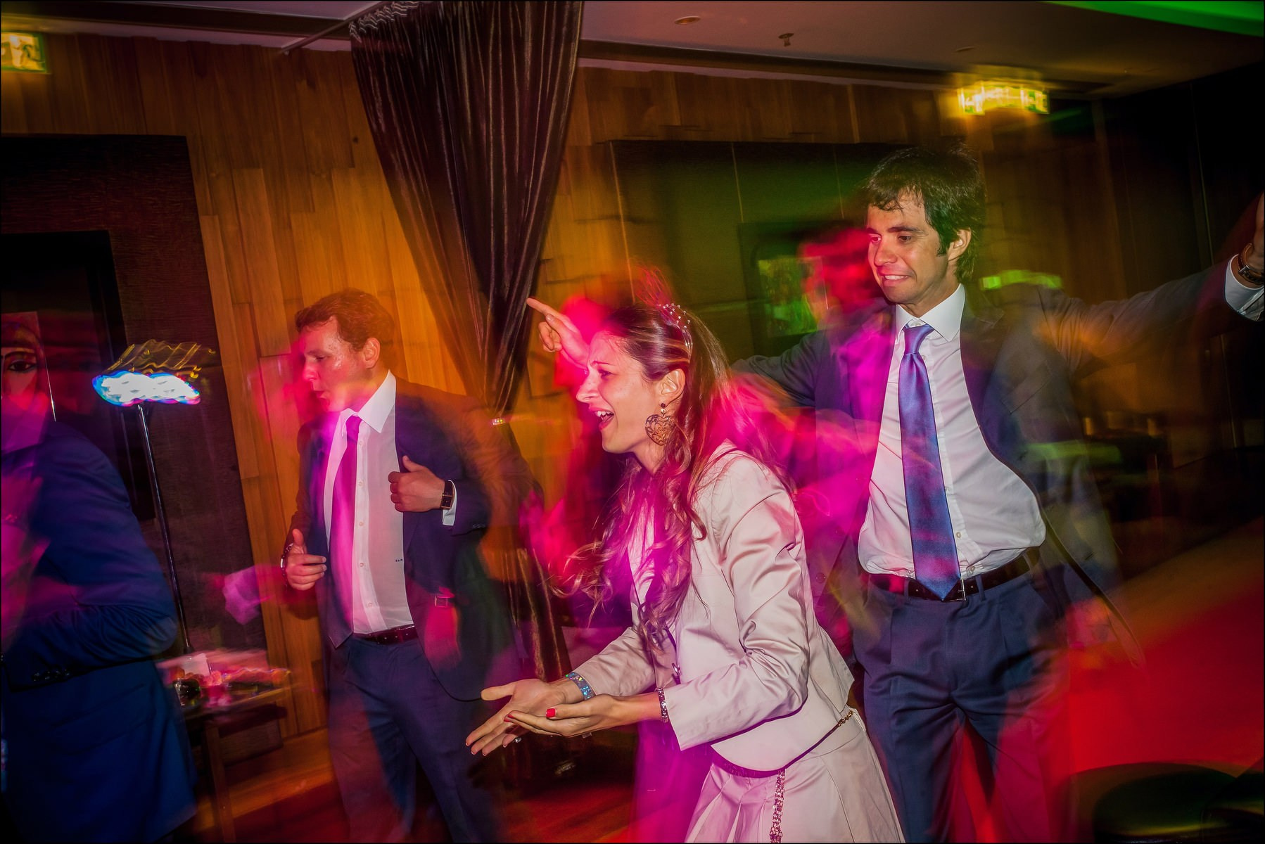 Dancing couples private wedding party Cloud 9 Prague