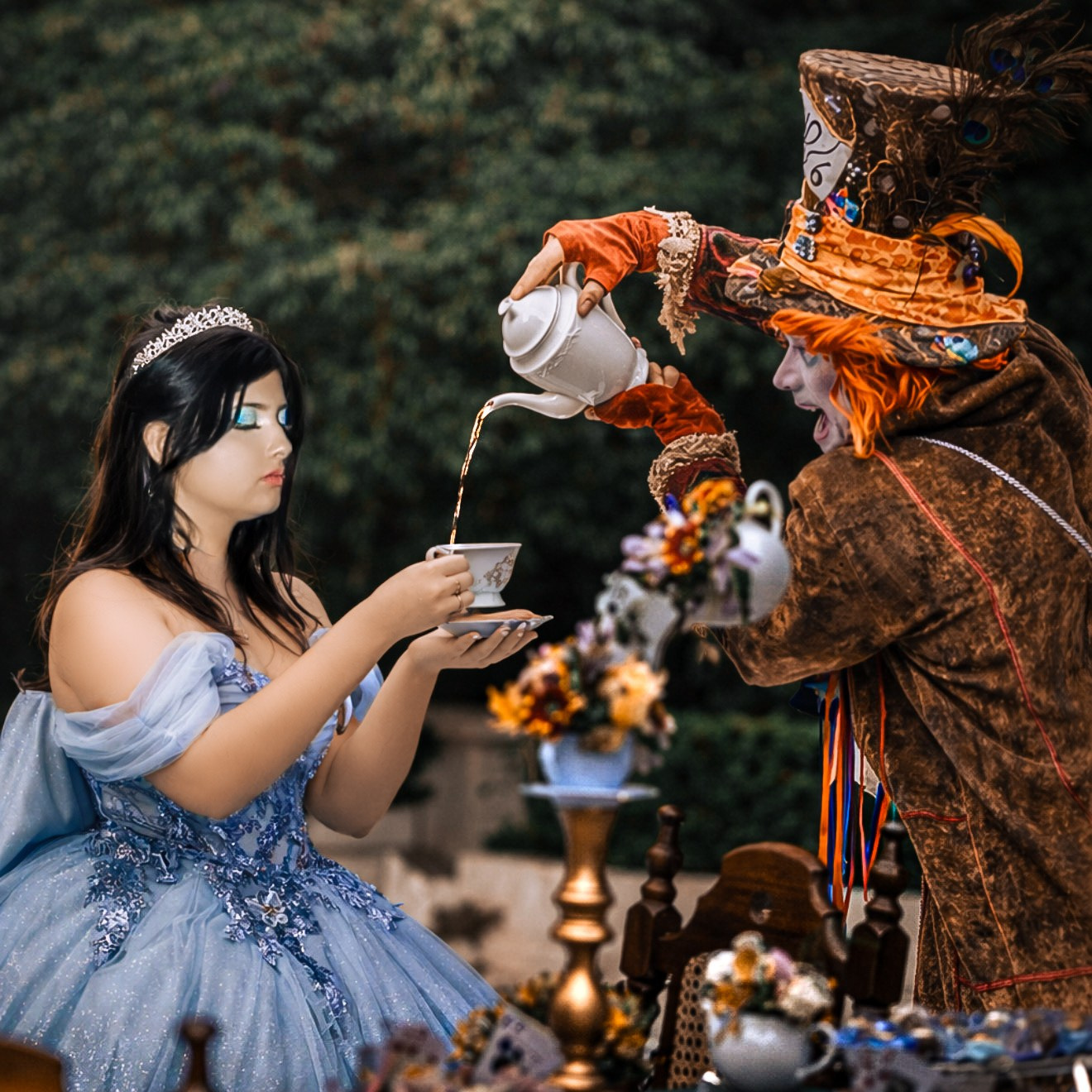 Sesión pre 15 años (edición Alicia en el país de las maravillas). Lucyfera Studio