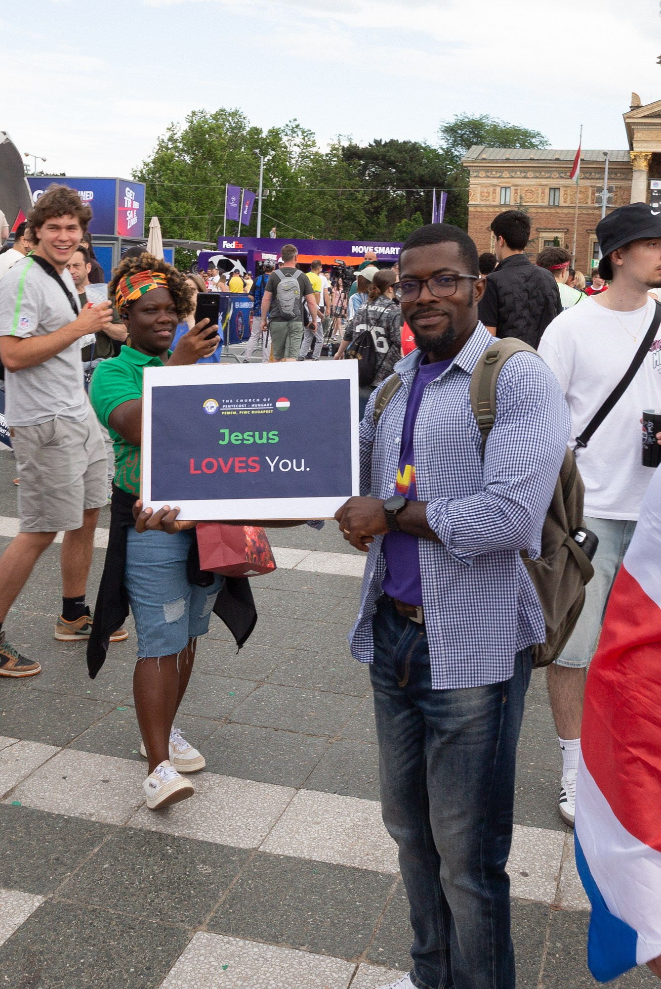 UEFA Champions League Final. Arsenal vs PSG. Budapest 2026. Arsenal Fan Zone. Photographer in Budapest — Yura Knyazev