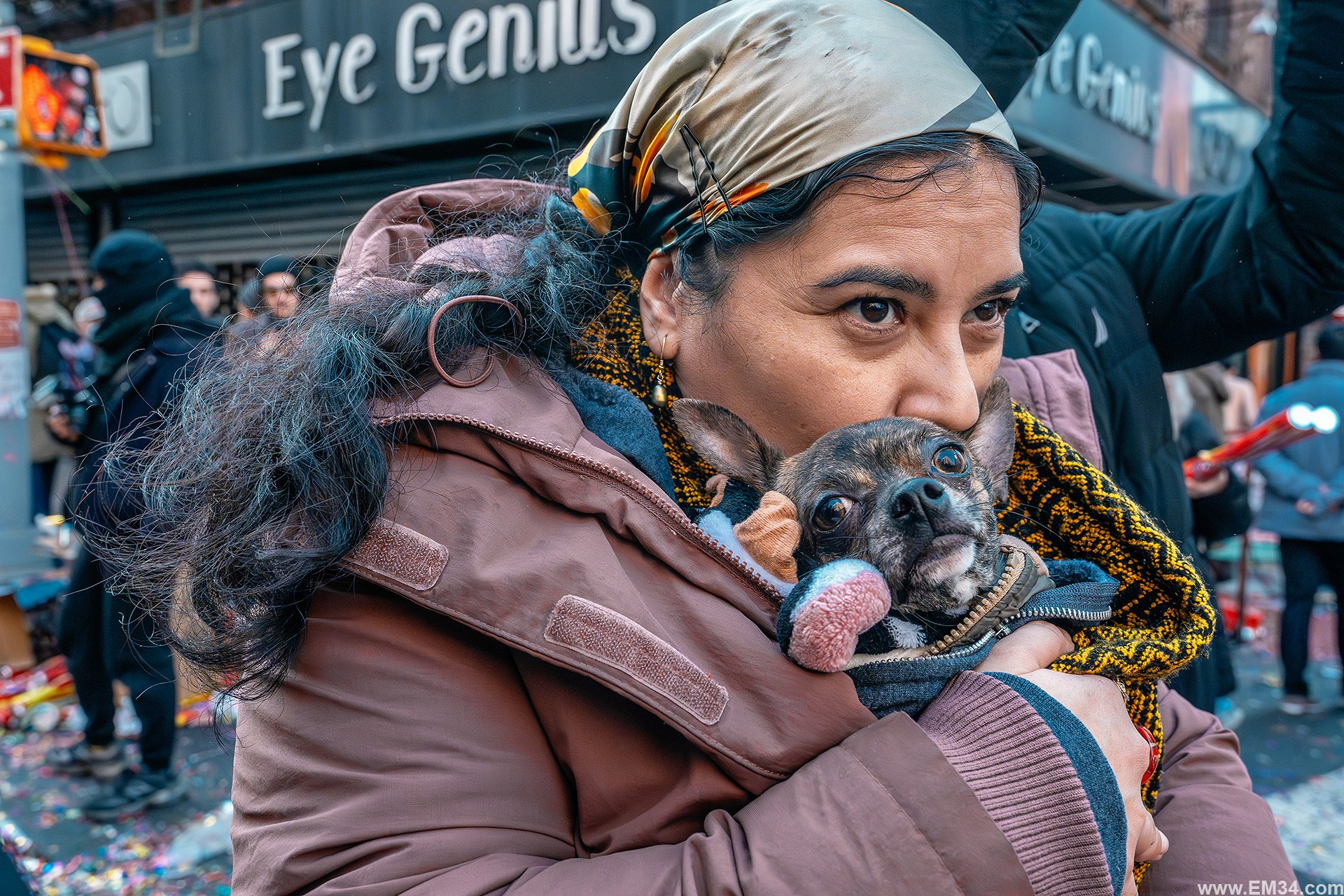 Lunar New Year Chinatown Street Photography — Chaotic NYC Festival Captured in One Hour of Firecrackers, Color & Energy. Emin Kuliyev — Award-Winning Wedding Photojournalist NYC & USA | Best Wedding Photographer Known for Candid, Timeless Moments