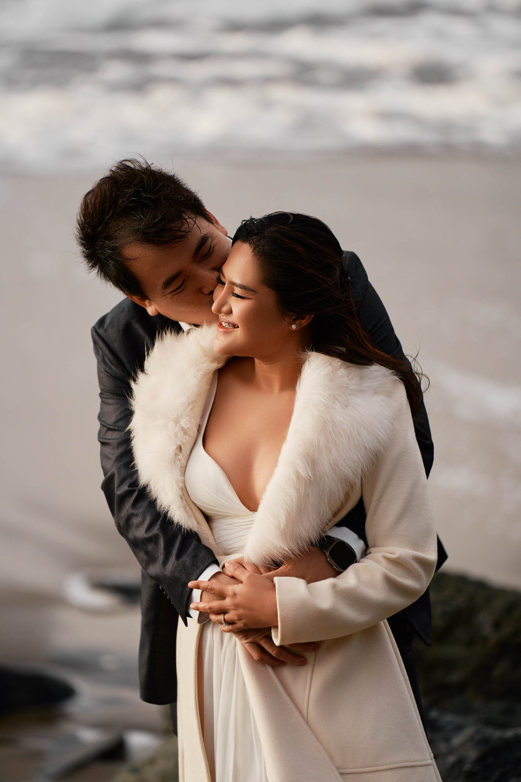 Intimate Golden Gate Bridge Elopement at Baker Beach — Candid & Documentary Wedding Photography. Bay Area Life | Event, Wedding & Commercial Photography Agency