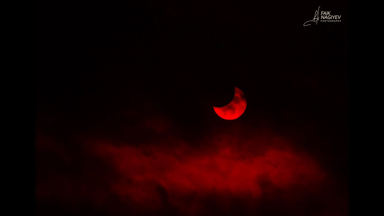 Qismən Günəş tutulması — Bakı. Həvəskar Astronomlar Cəmiyyəti — Astronomy.az