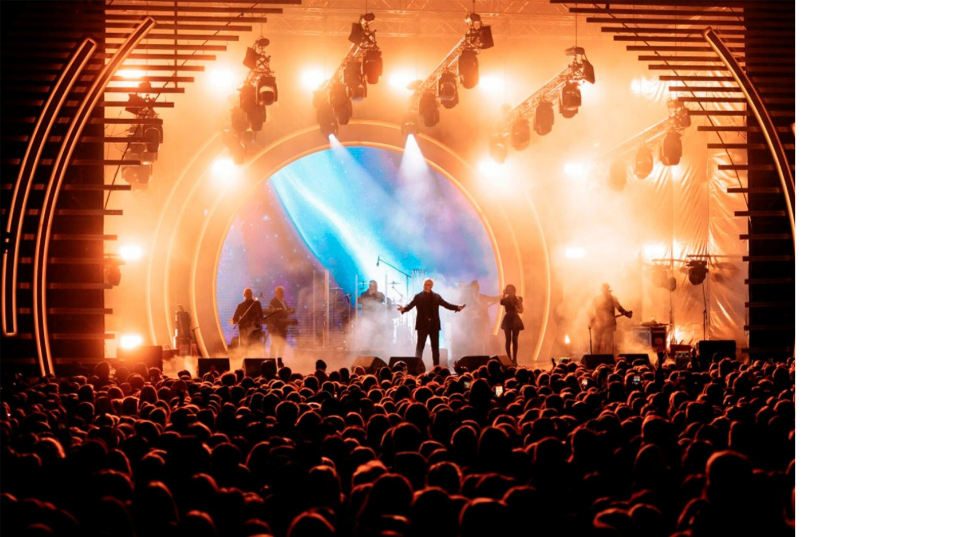 Световое оформление фестивального вечера в Нижнем Новгороде Нижний 800 Столица закатов