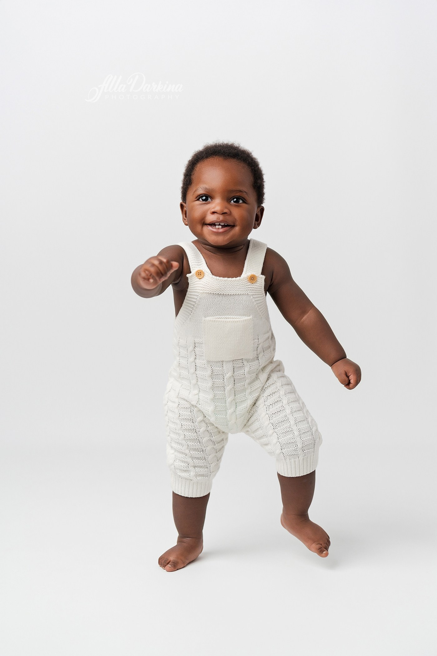 One year baby studio session. Newborn and family photographer. Hills District. Sydney