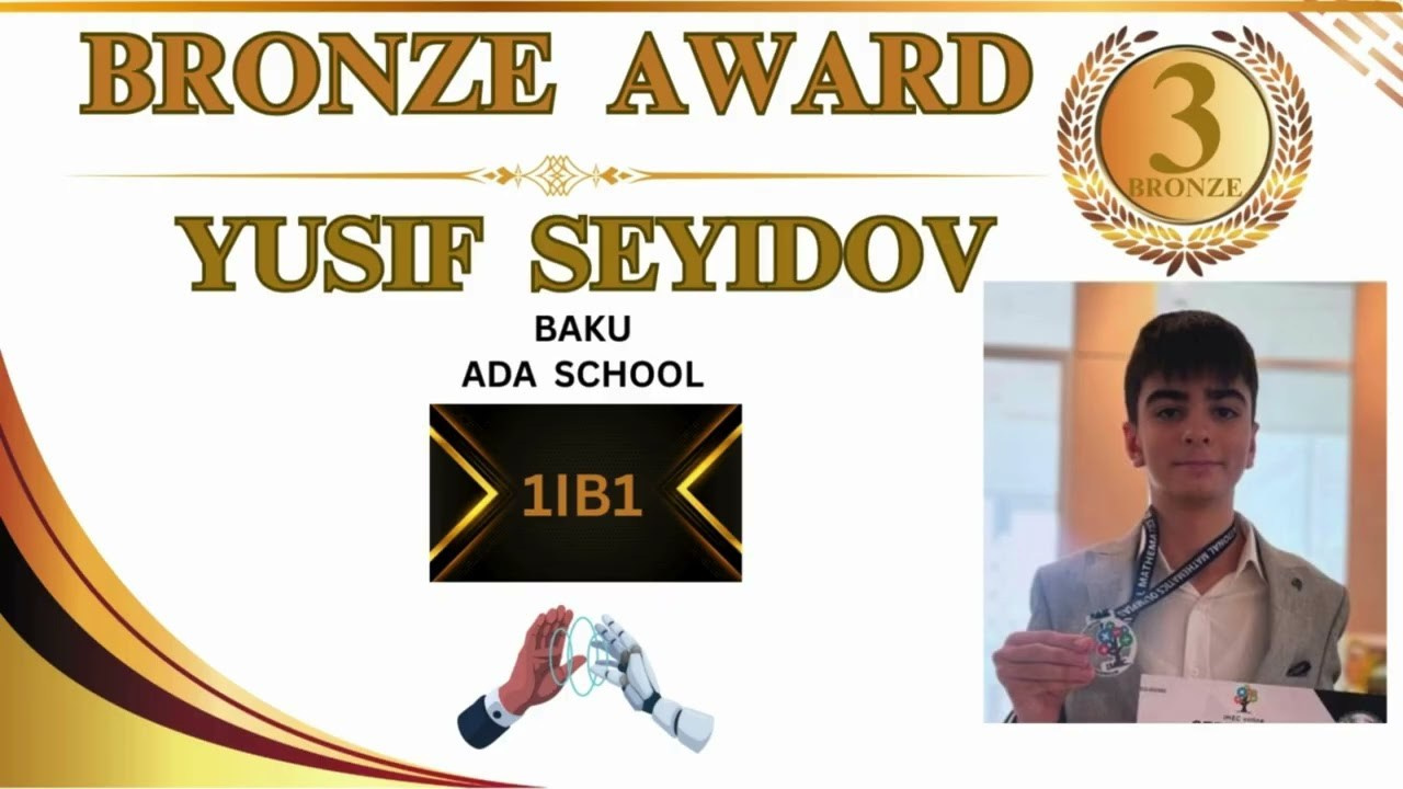 AWARD CEREMONY AND RESULTS. IIMACS — The International Institute of Mathematics, AI & Computer Science