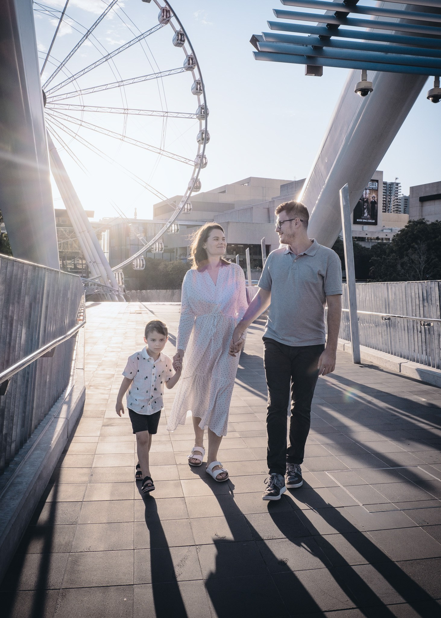 Happy family photo session in Brisbane park, candid lifestyle photography