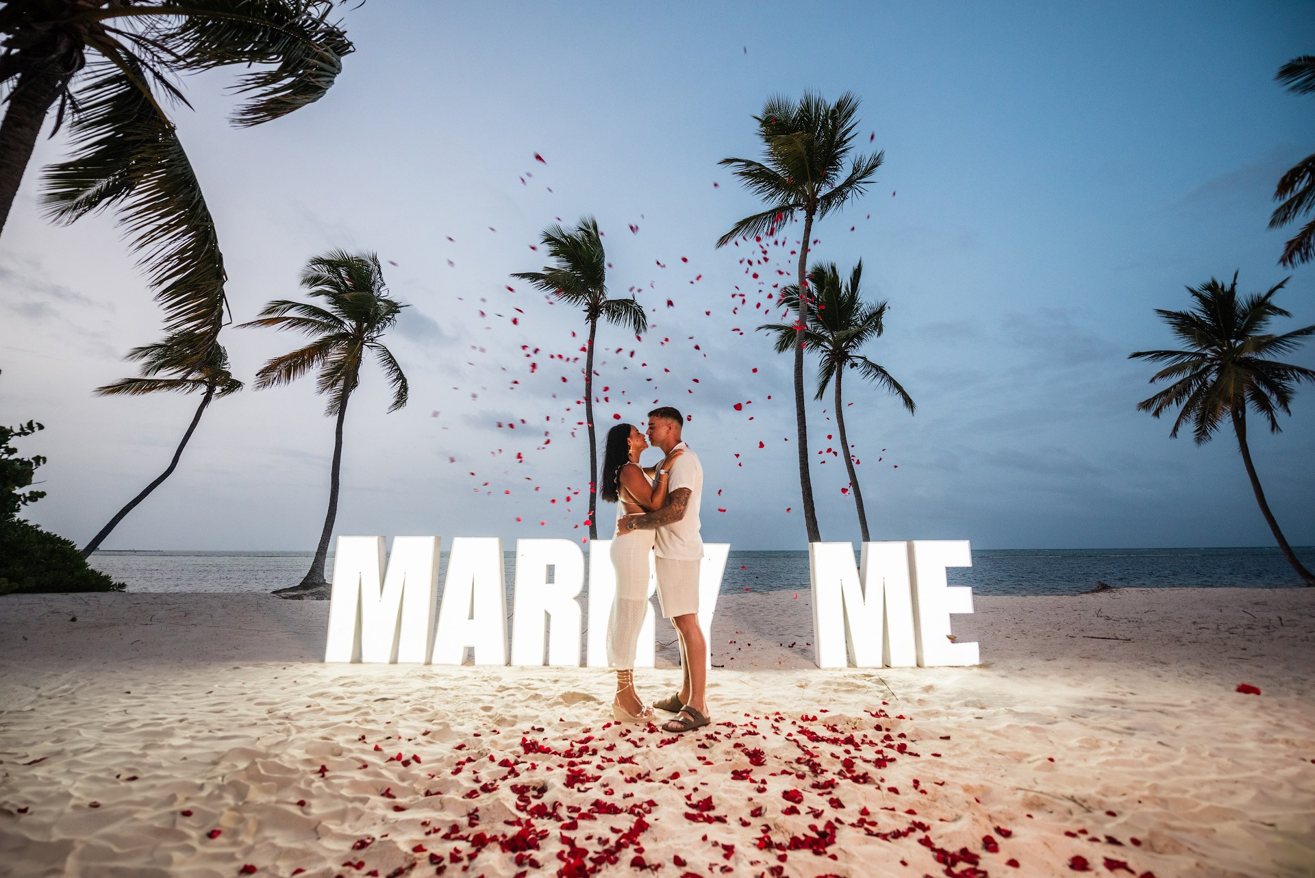 Pedidos de Casamento em Punta Cana | Pacotes Românticos na Praia. Fotógrafo de Casamento e Pedido de Casamento em Punta Cana — Mikhail Chernov