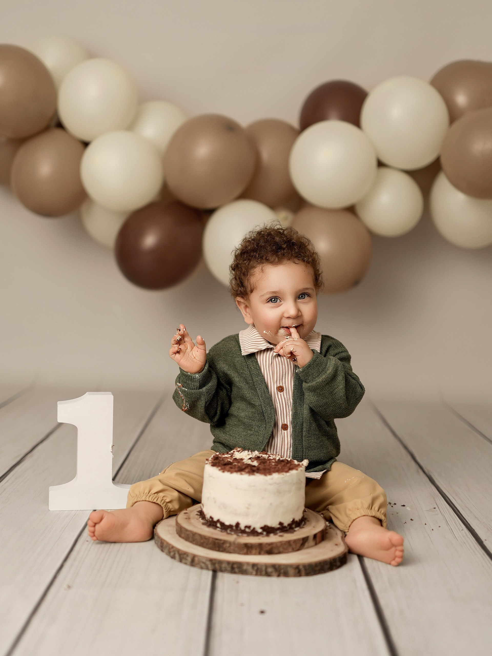 Cake Smash (Price). Familien- Fotografin in Marienhafe, Aurich, Emden, Norden, Leer