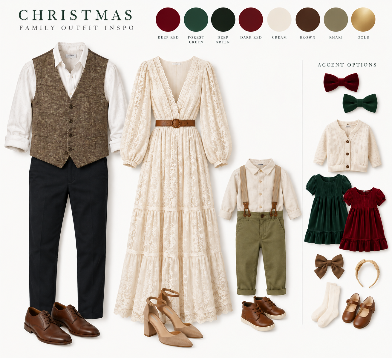 OUTFIT INSPO FOR CHRISTMAS MINI SESSIONS. Newborn and family photographer. Hills District. Sydney