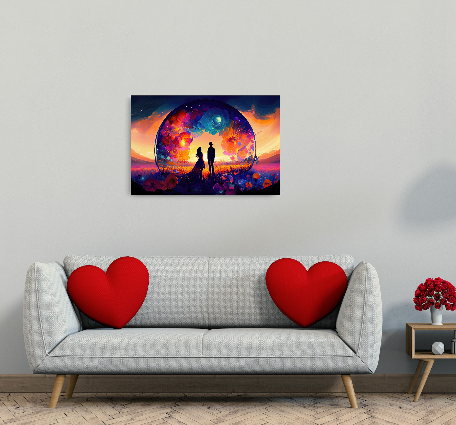 Watercolor collection Magic love artwork #15 Lolly Shine. Lolly Shine. Contemporary digital artist