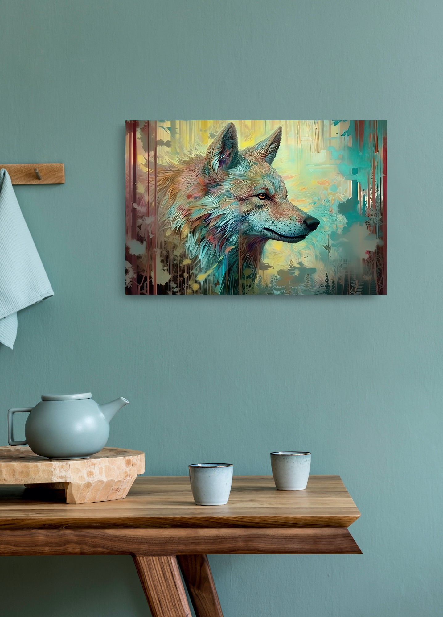 Wolf Collection Sacred Animals Artwork #18 Lolly Shine. Lolly Shine. Contemporary digital artist