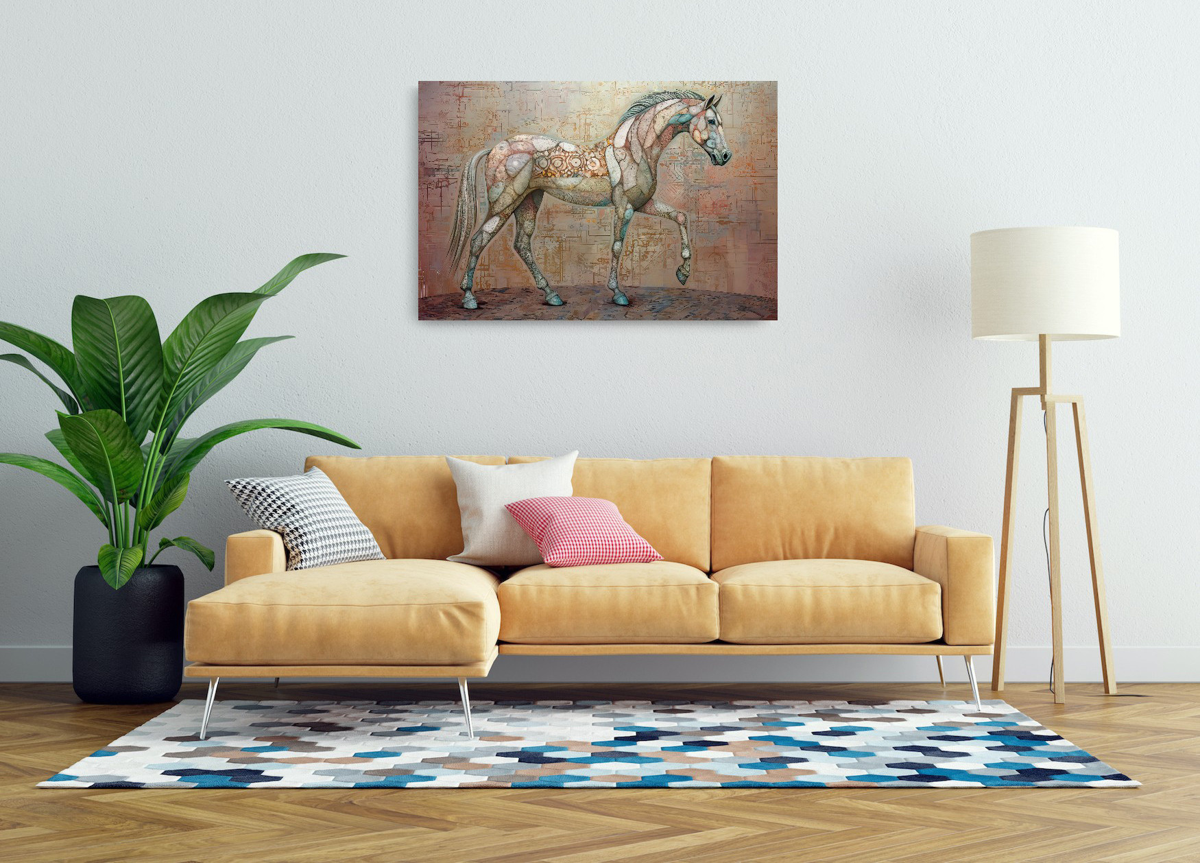 Horse Collection Sacred Animals Artwork #24 Lolly Shine. Lolly Shine. Contemporary digital artist