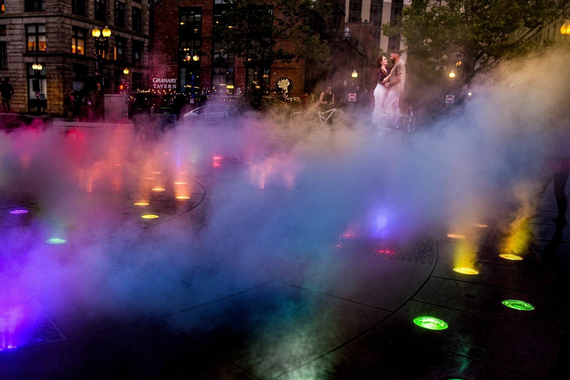 Exploring Love’s Canvas: Nagila and Ewerton’s Boston Photoshoot at Fan Pier Park. Wedding photographer in Orlando, Boston & New York Anderson Marques