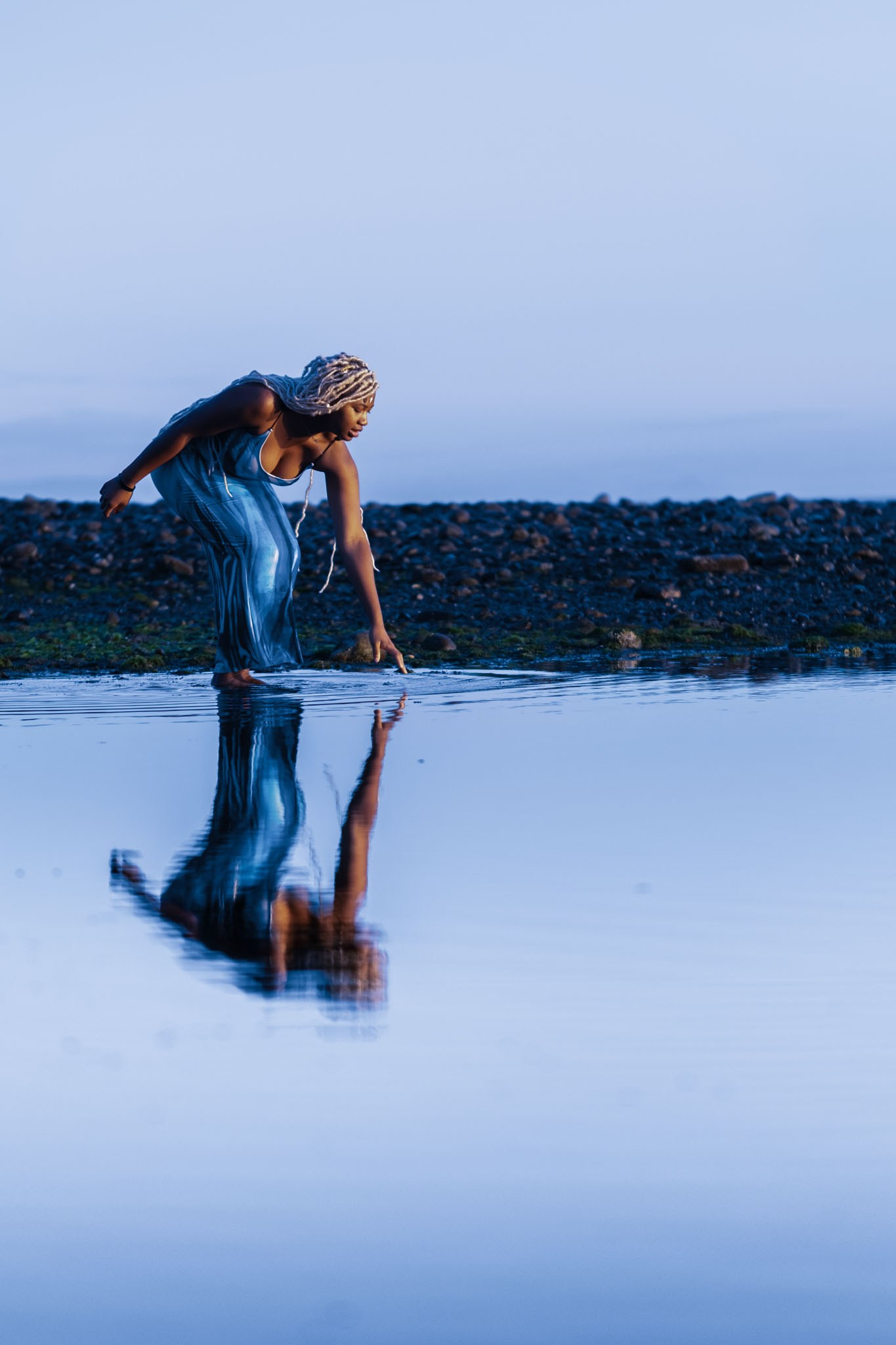 Outdoor portrait photoshoot in Comox Valley