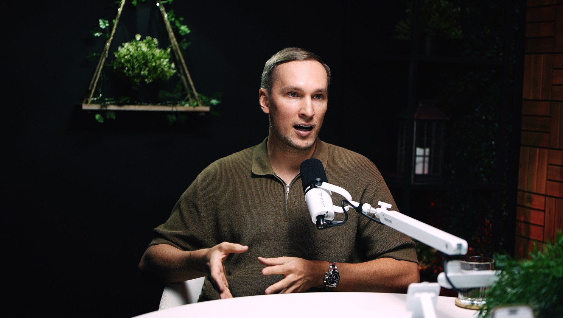 Private Podcast Studio Near Miami · Zone 1 Talk-Show Set | ProStudio1