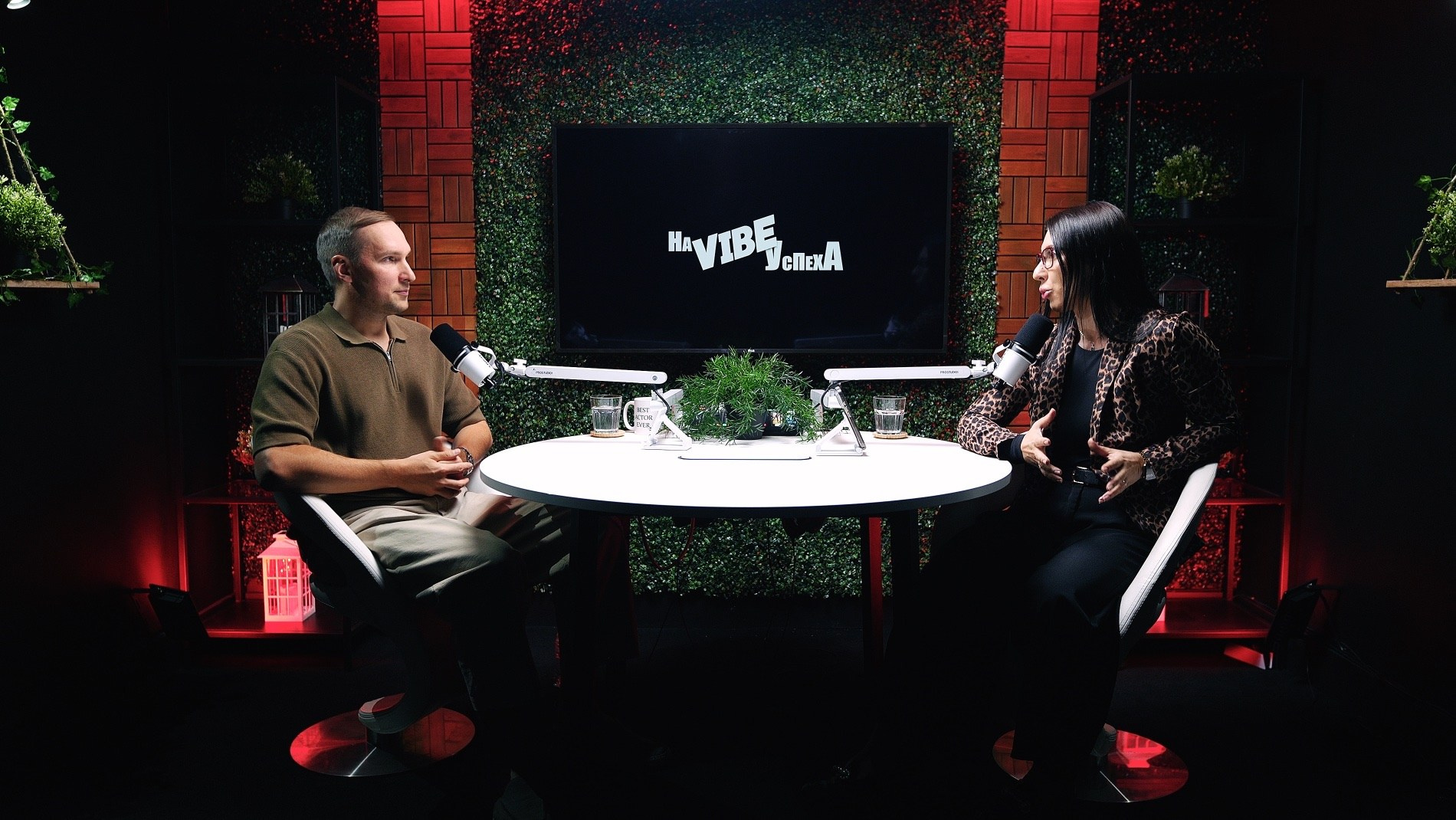 Private Podcast Studio Near Miami · Zone 1 Talk-Show Set | ProStudio1