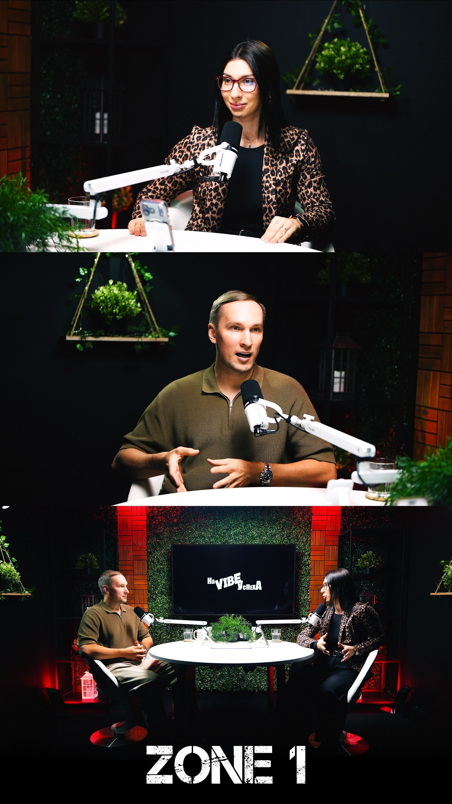 Private Podcast Studio Near Miami · Zone 1 Talk-Show Set | ProStudio1