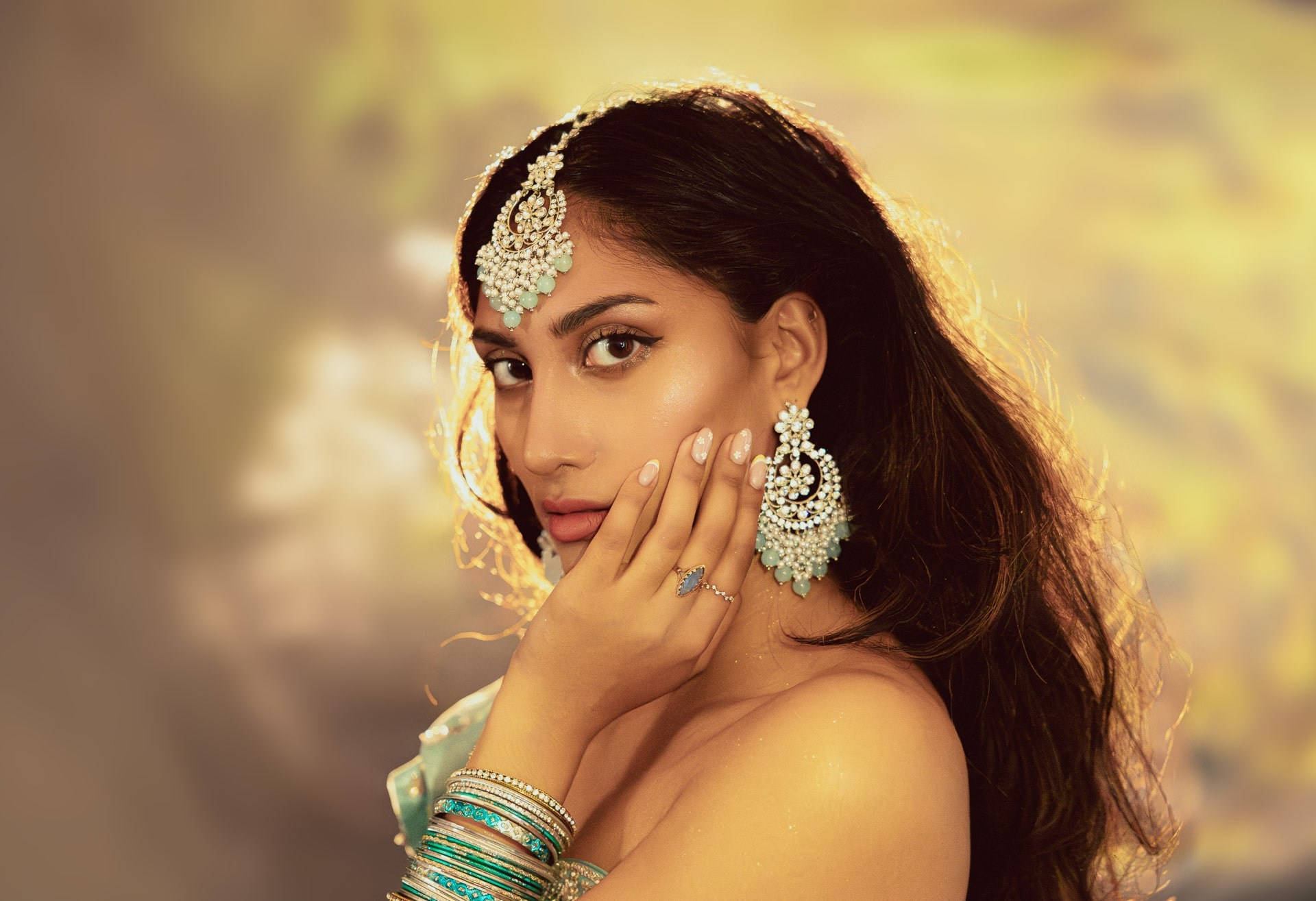 Dream Portrait in Traditional Indian Attire — Studio Photoshoot in Rotterdam. Romantic & Soulful Photography by Natalia Olhova in Rotterdam