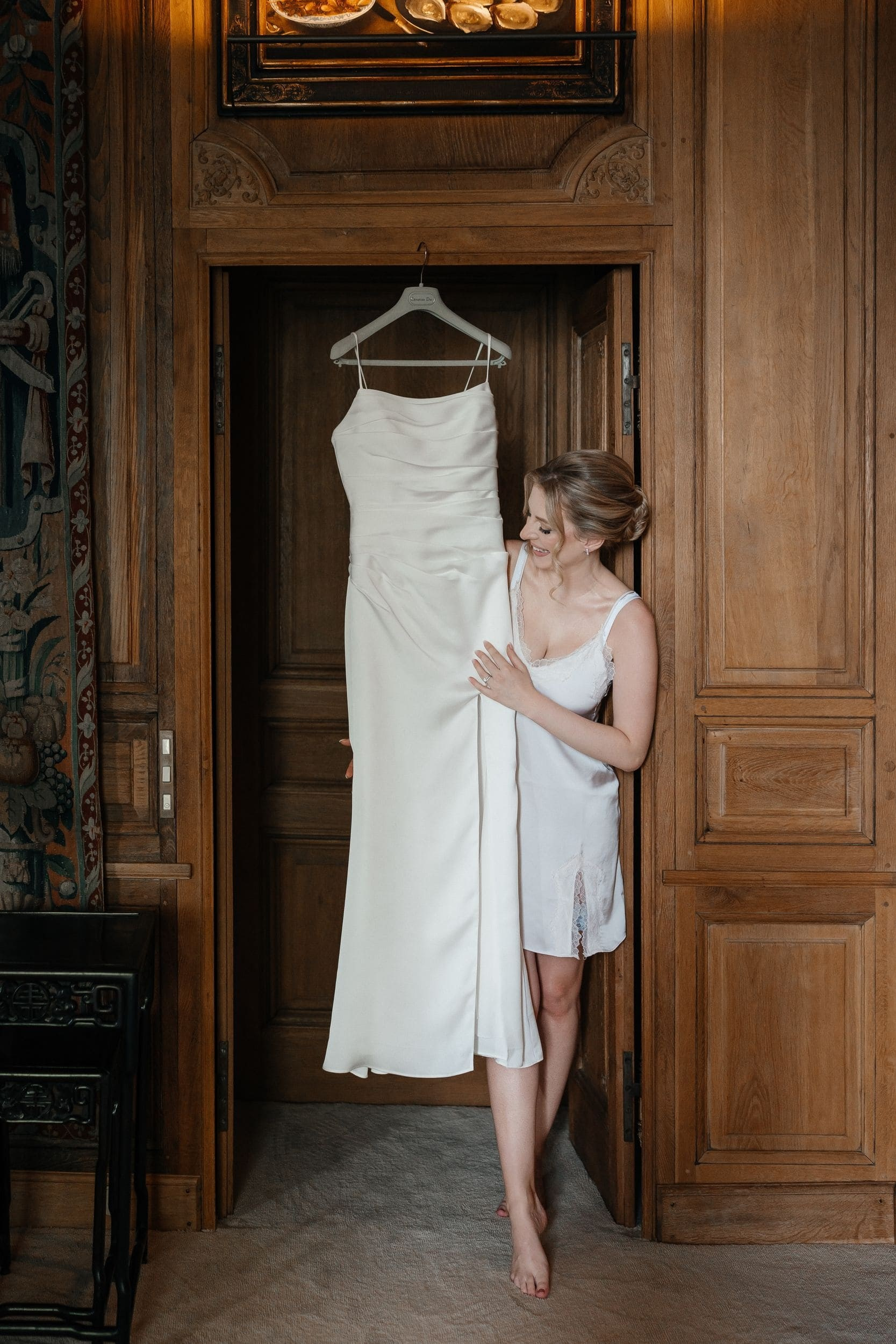 bride with the dress