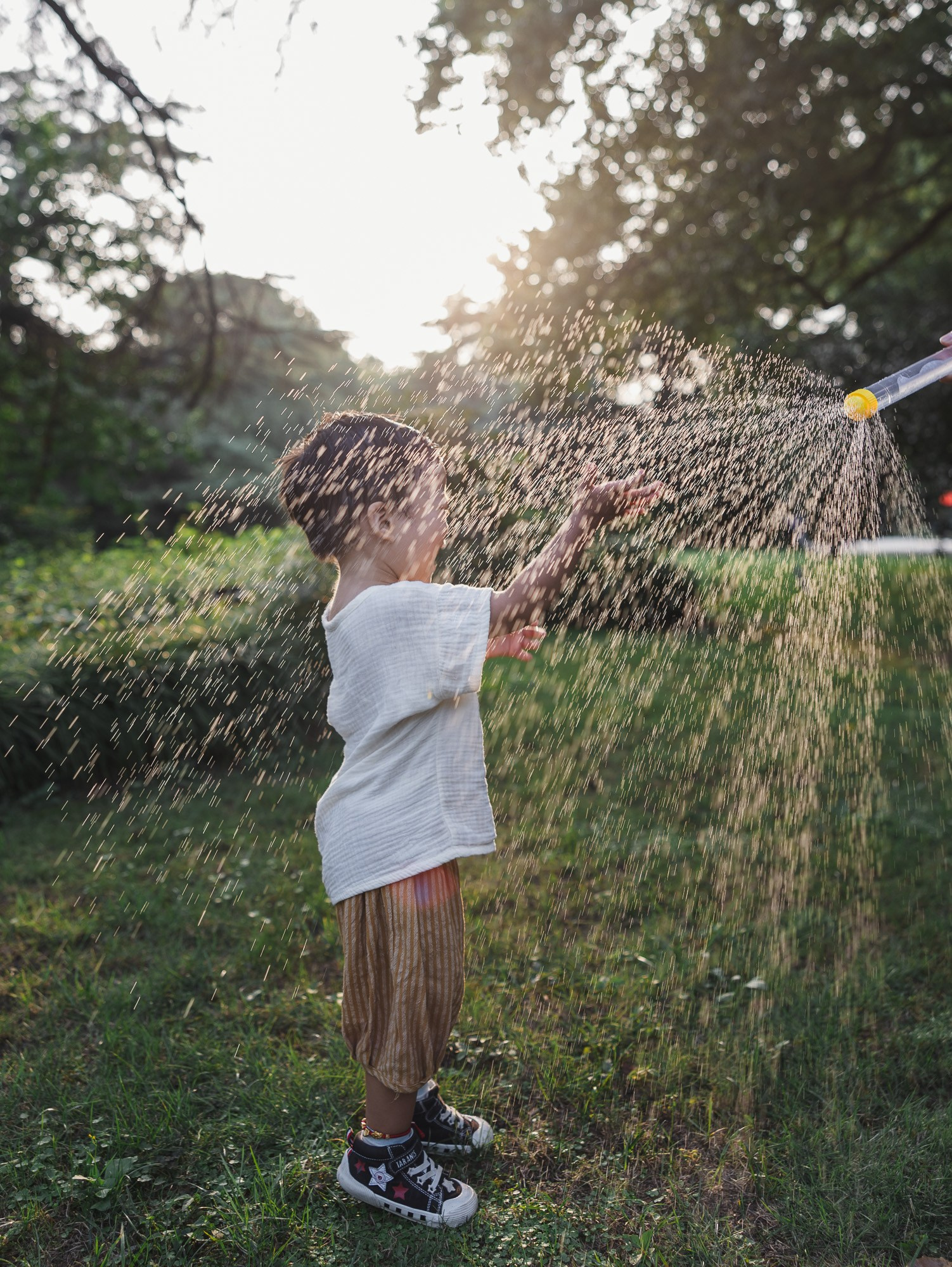 Shanghai Family Photographer | A Sunset Park Walk with a Growing Toddler