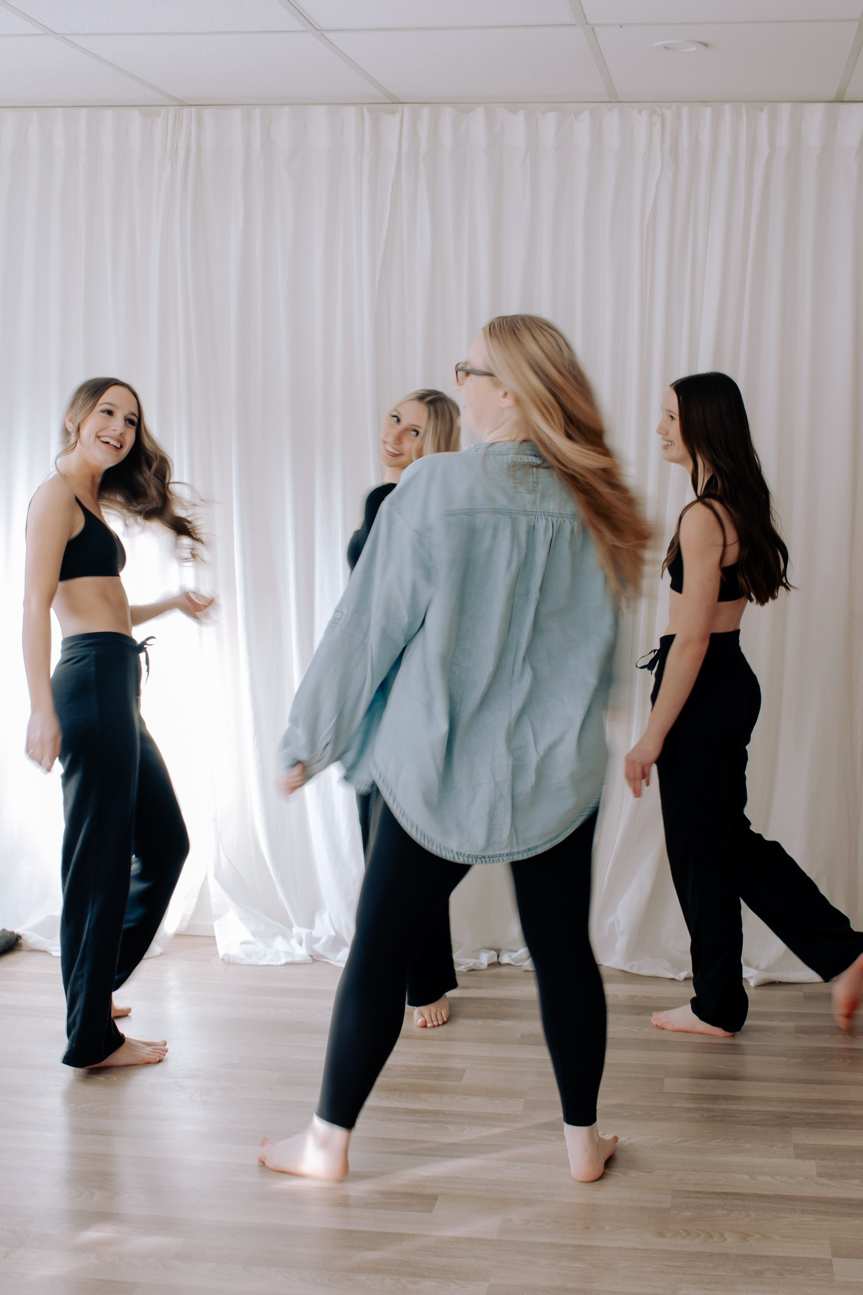 Branding Session for a Dance Teacher and Hair Stylist. Portrait and Personal Brand Photographer in Simcoe County, Ontario, Bobbi-jo Stuart