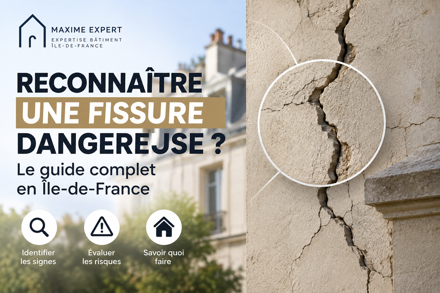 Fissure dangereuse sur un mur: 7 signes à ne jamais ignorer