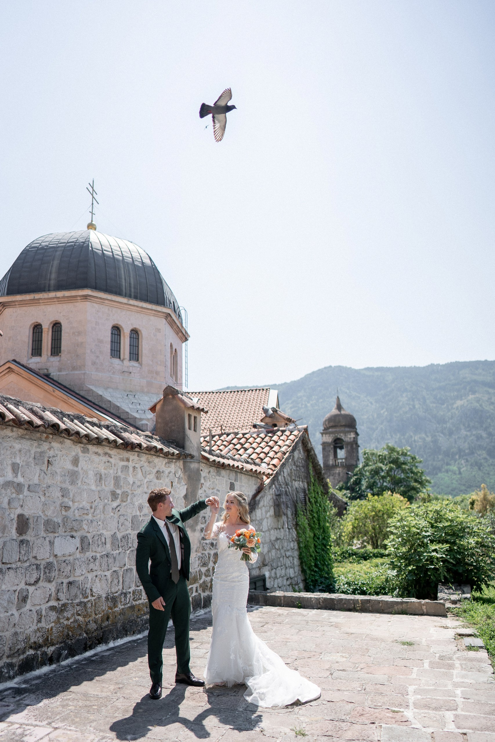 Bryllup i villa Eagle Eye over Kotor i Montenegro