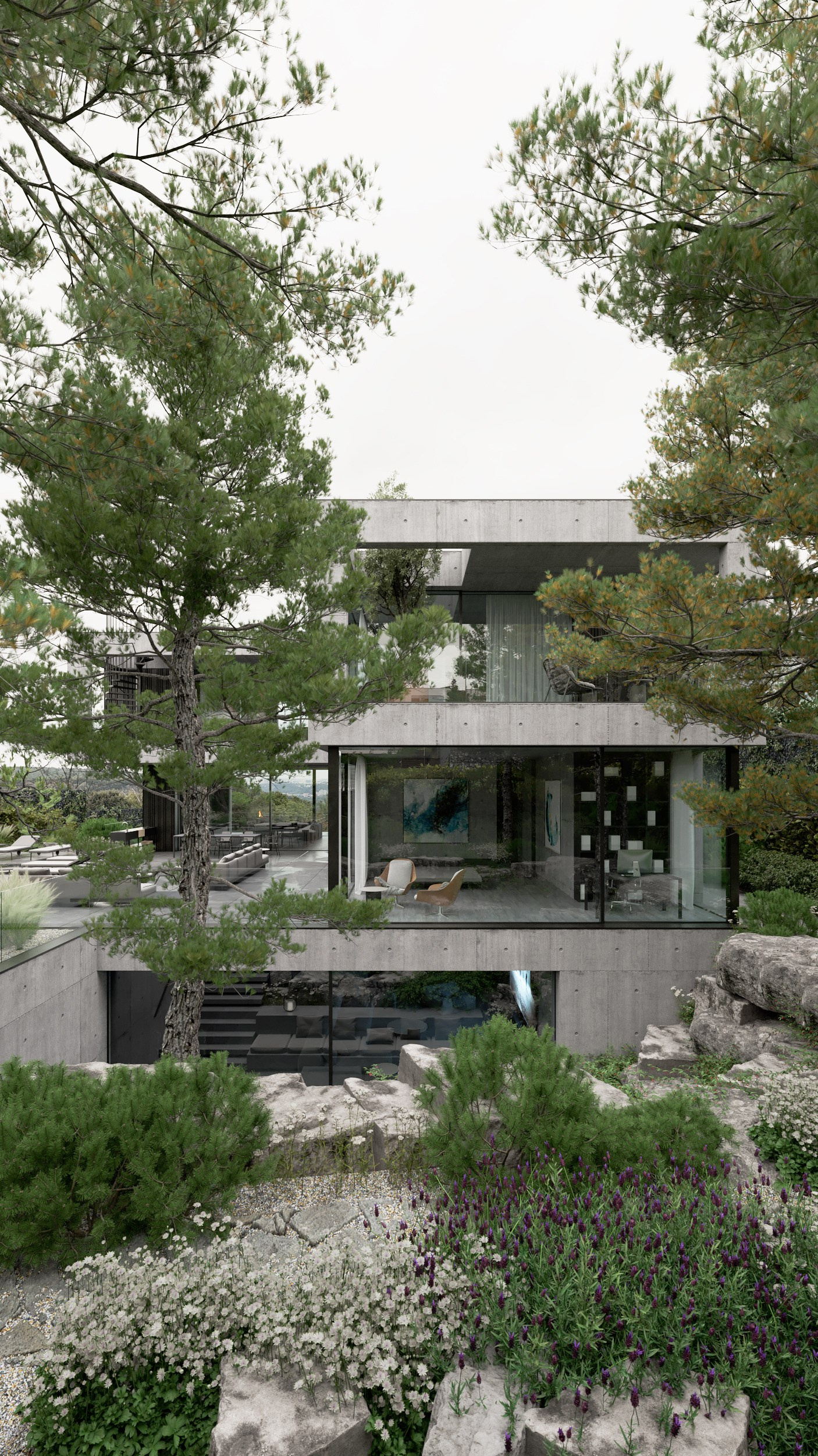 Zahrada — vila Chuchle 1. Filipenka Architects