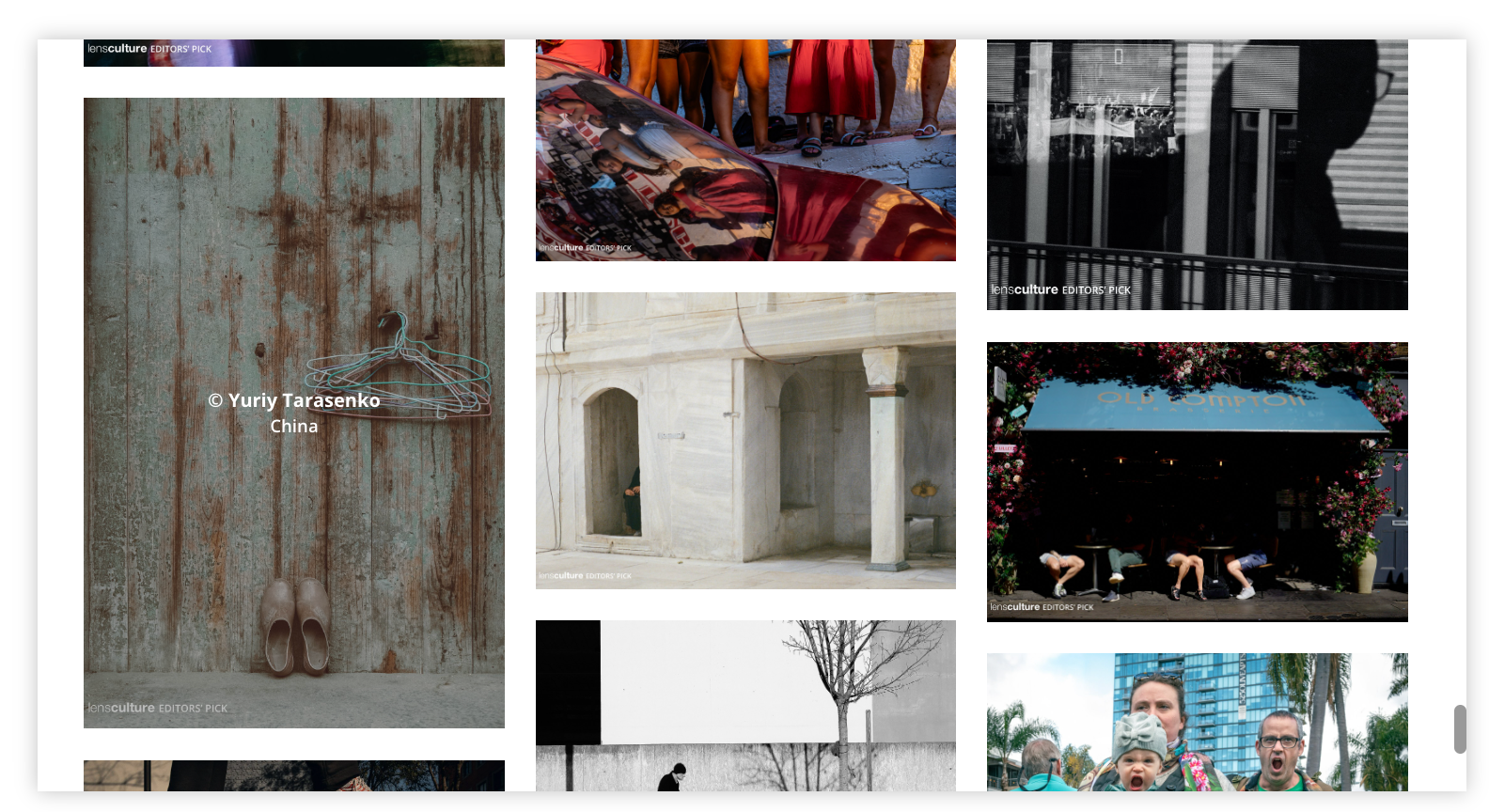 LensCulture Editors Pick Street Photography Awards - 2026 YUKOPHOTOGRAPHY