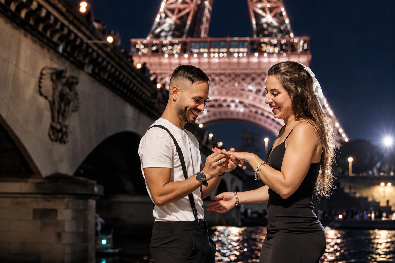 Night Photography in Paris: The Ultimate Luxury Experience for Couples & Proposals. Photographe à Paris