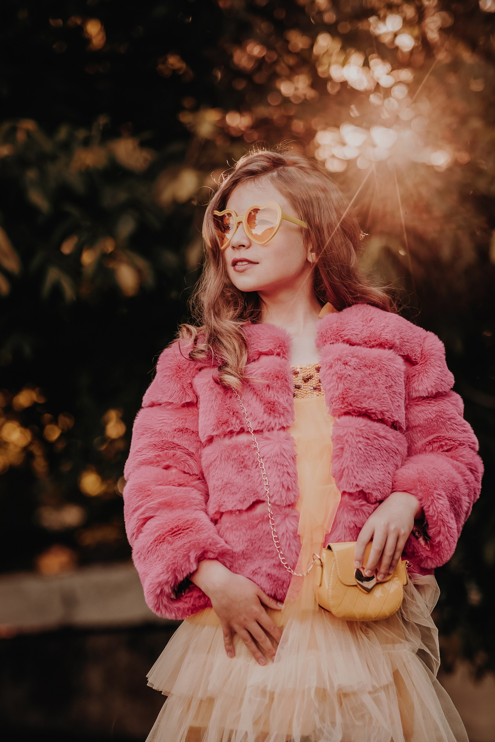 The little princess, the model, taken in the sun, Riga photographer